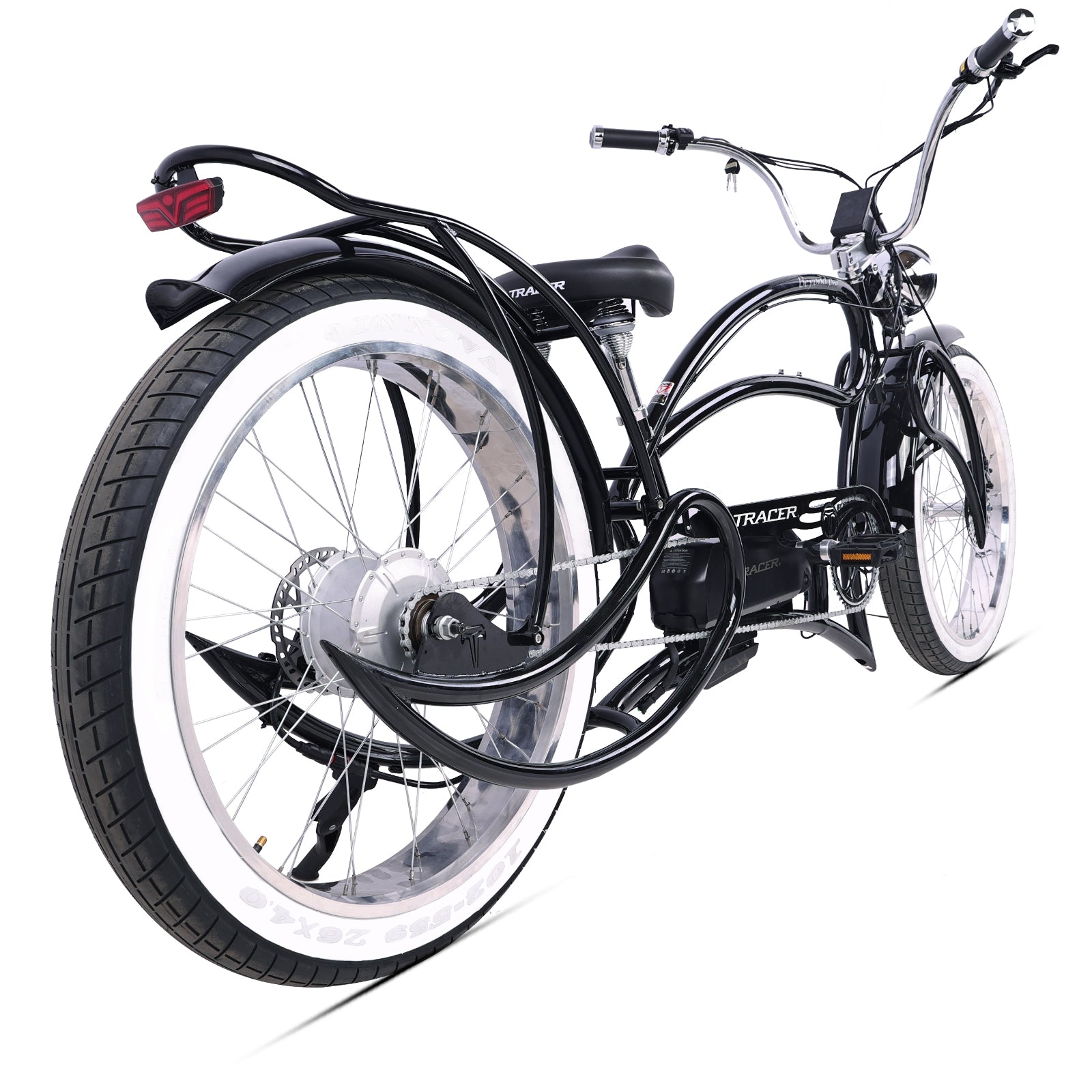 Tracer Beyond Pro 26" Stretch E-Bike 1000W - Chico USA, Inc.