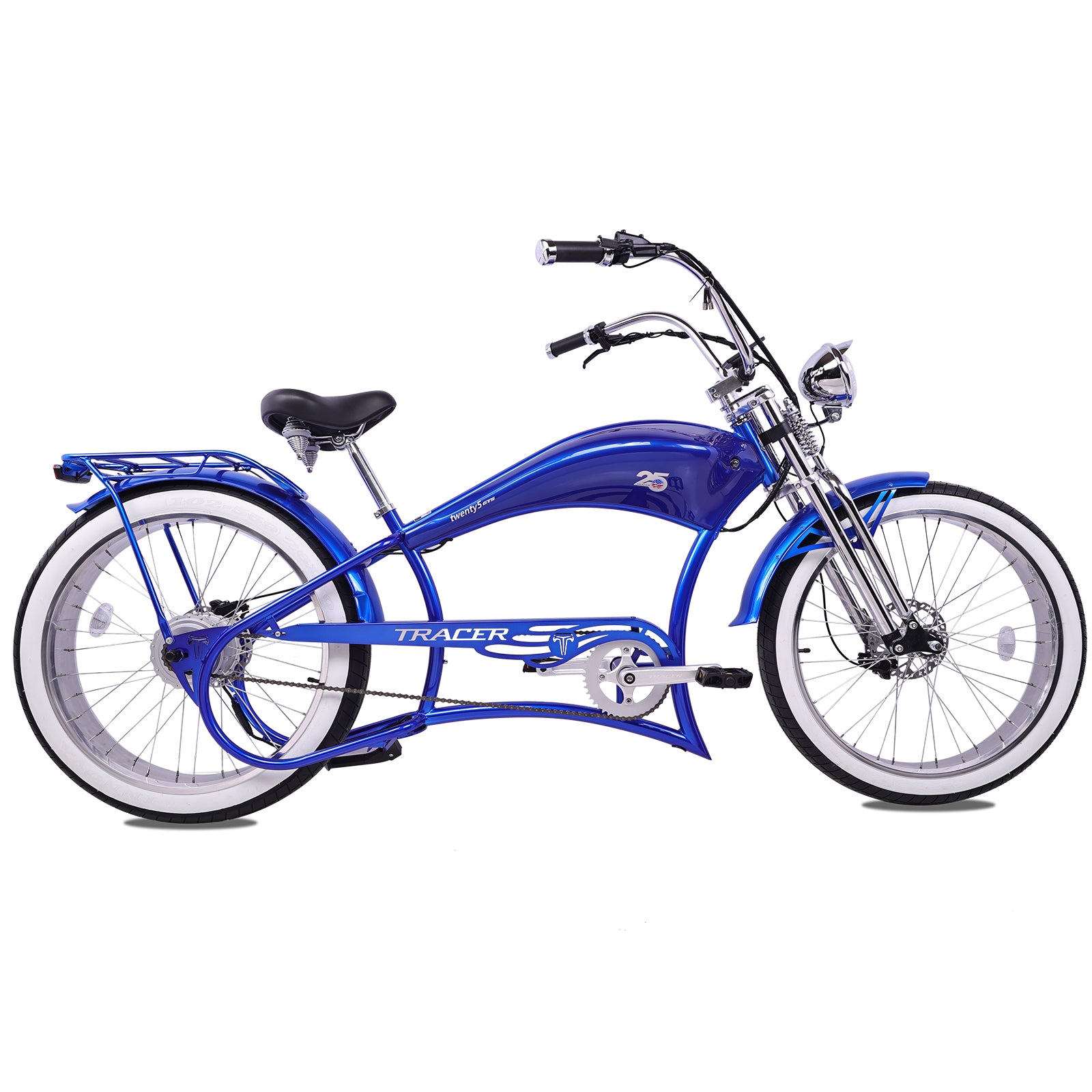 Tracer Twenty5 800w Stretch Cruiser Electric Bicycle - Chico USA, Inc.