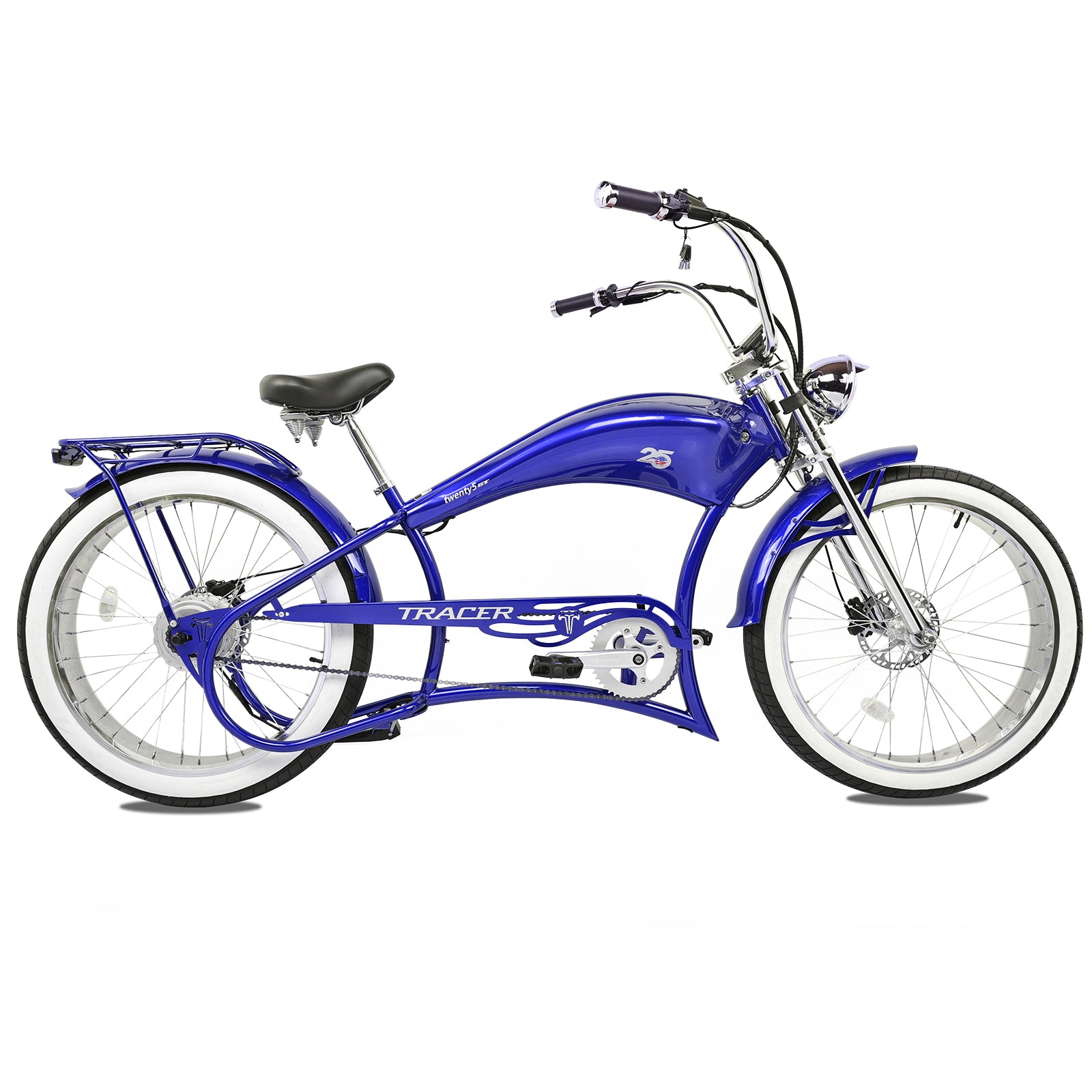 Tracer Twenty5 800w Stretch Cruiser Electric Bicycle - Chico USA, Inc.