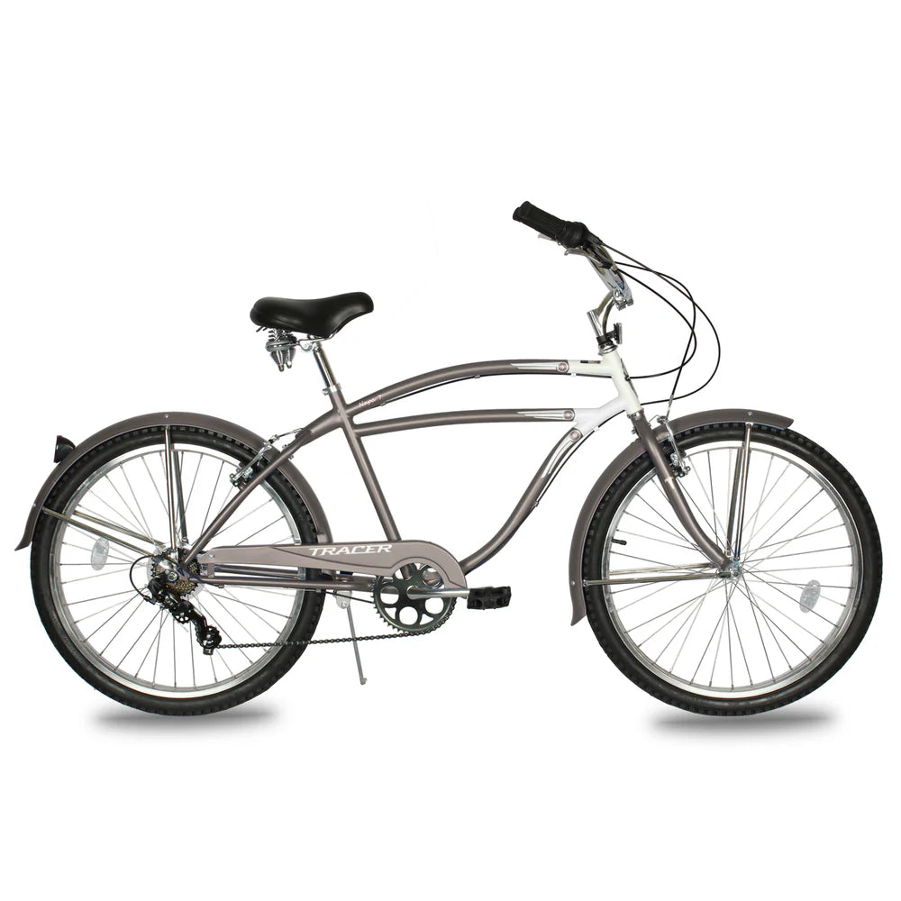 Tracer Bikes | Tracer Napa Cruiser Bike 7-Speed with Comfort Saddle and Steel Fenders | Chico USA, Inc.