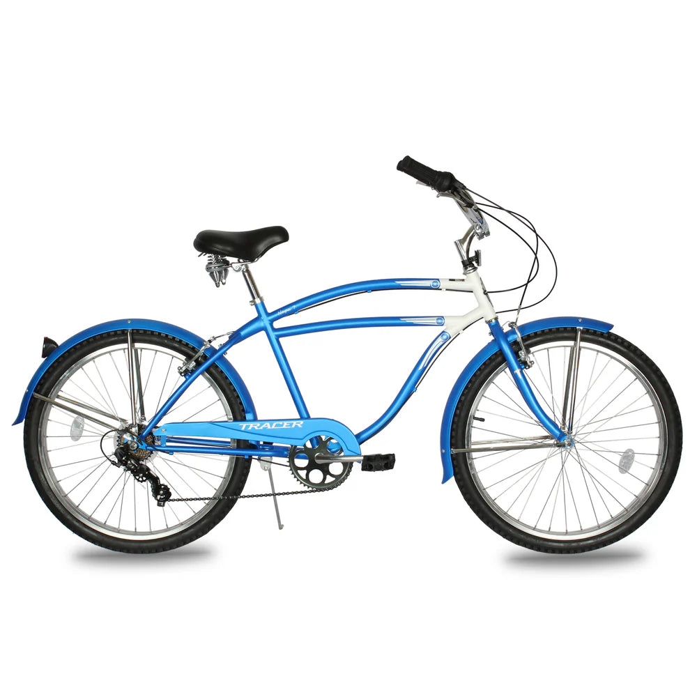 Tracer Bikes | Tracer Napa Cruiser Bike 7-Speed with Comfort Saddle and Steel Fenders | Chico USA, Inc.