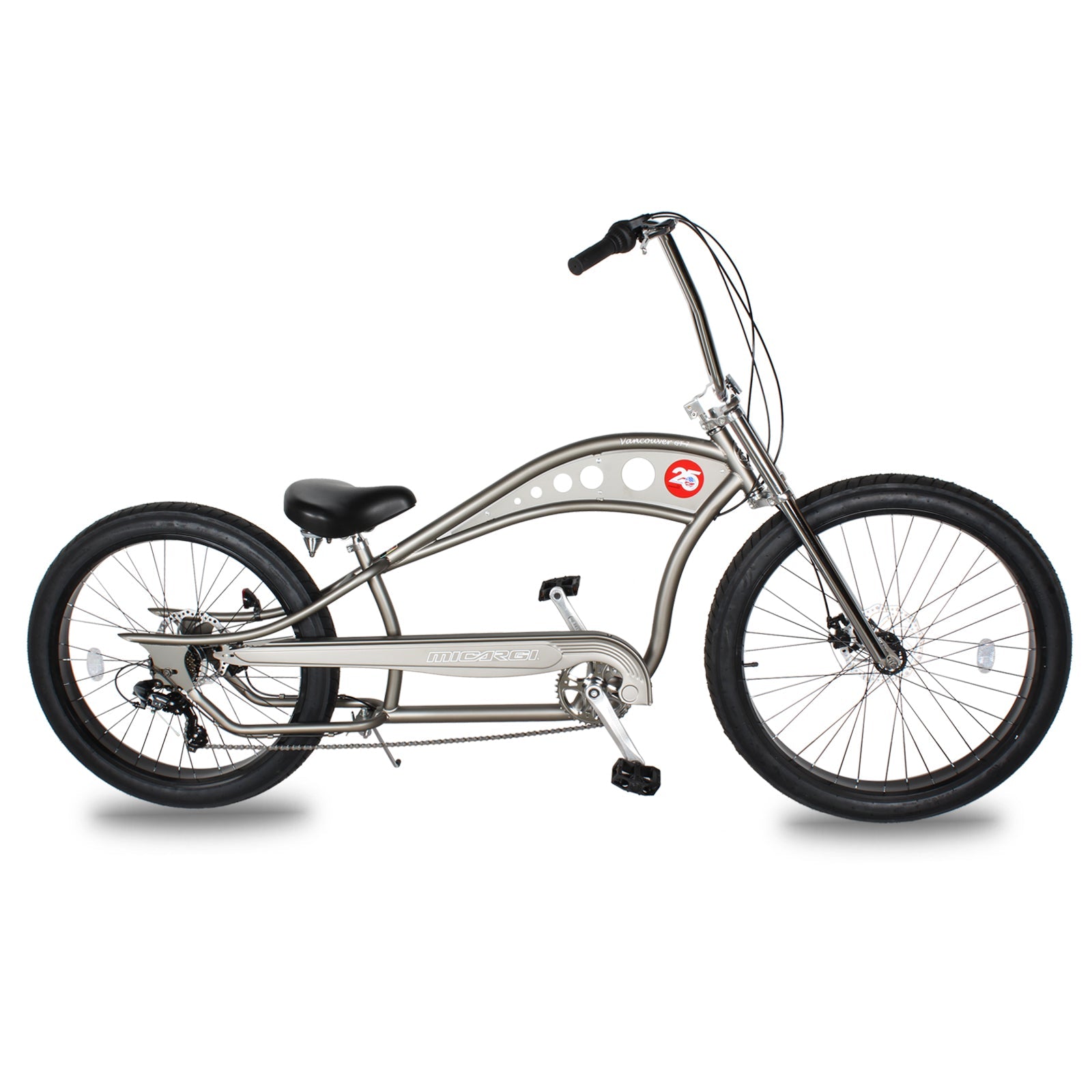 Tracer Bikes | Micargi Vancouver 26" Chopper Cruiser Bike | Chico USA, Inc.