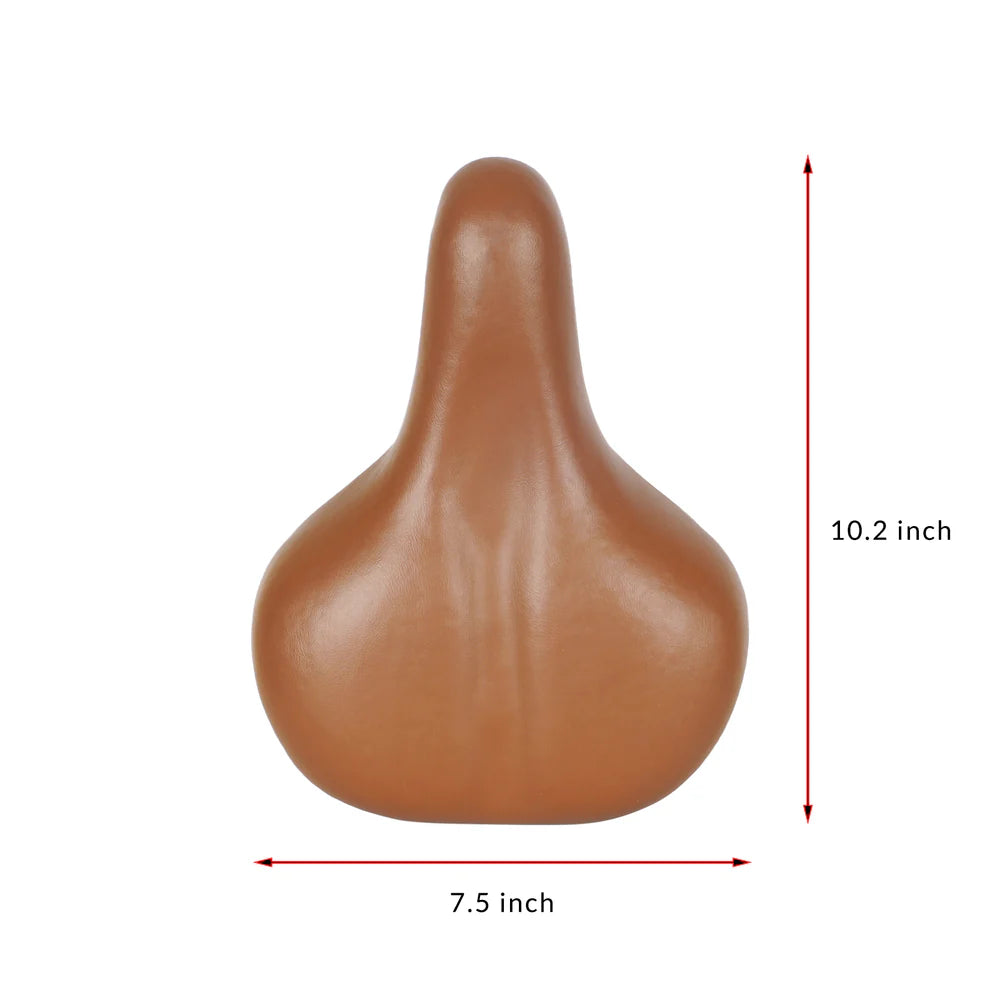 Tracer Bikes | Tracer AF-7024-BRN Retro City Bike Saddle with Coil Spring, Brown/Chrome |  Chico USA, Inc.