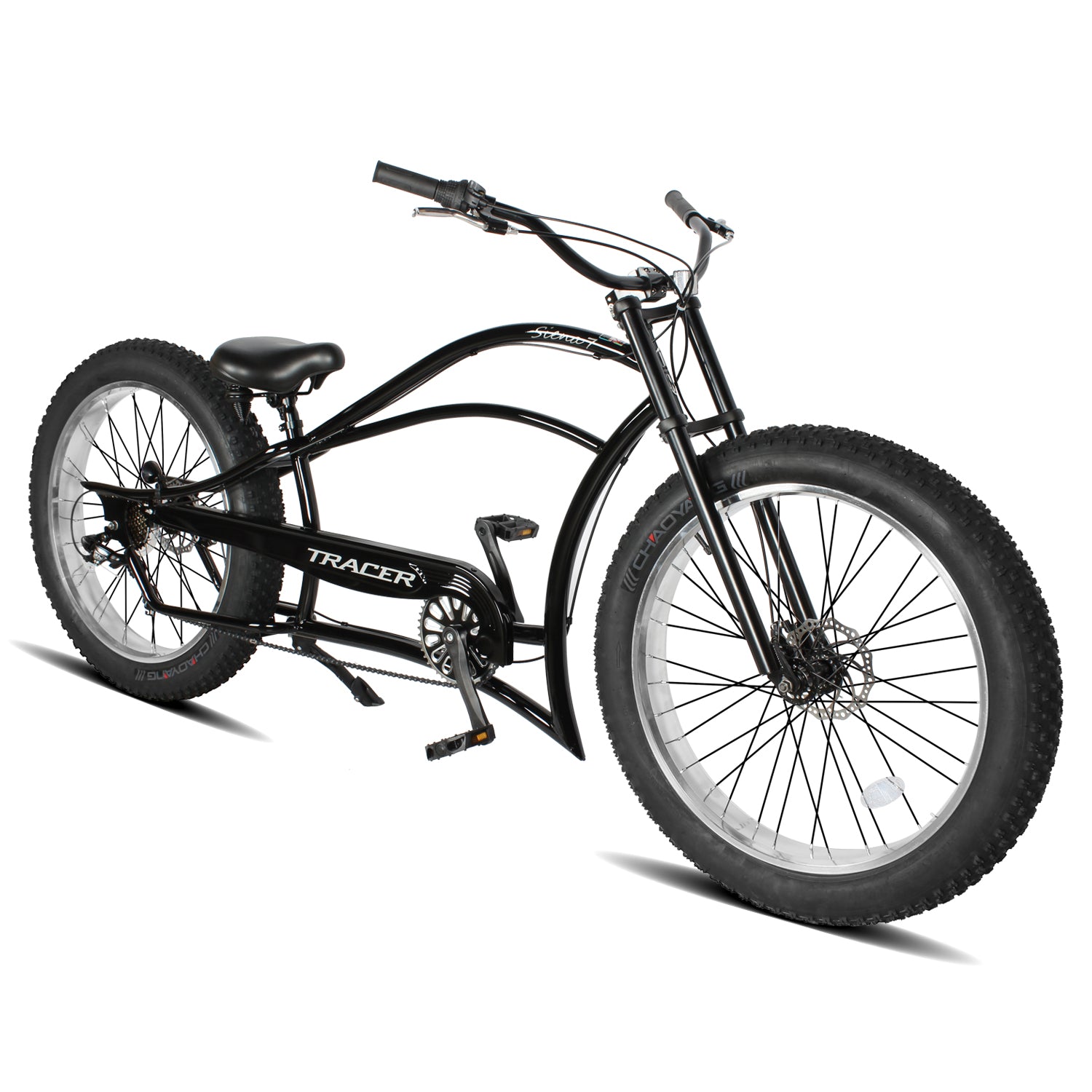 Tracer Siena 26-Inch Stretch Cruiser Bike with Chopper Style