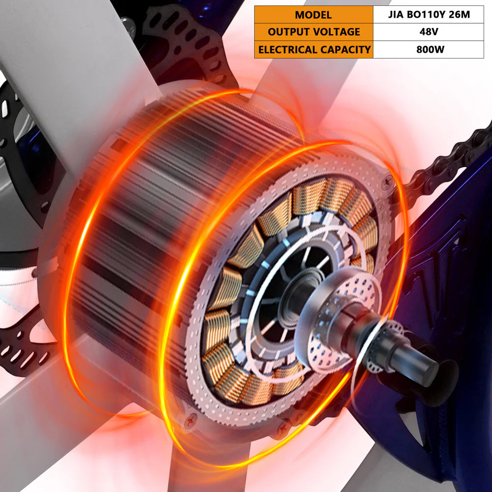 Tracer Bikes | Tracer WH-EDS-A4248800 E-Bike Wheel Set with 800W 48V Motor, Disc Brake Compatible, Black & White |  Chico USA, Inc.