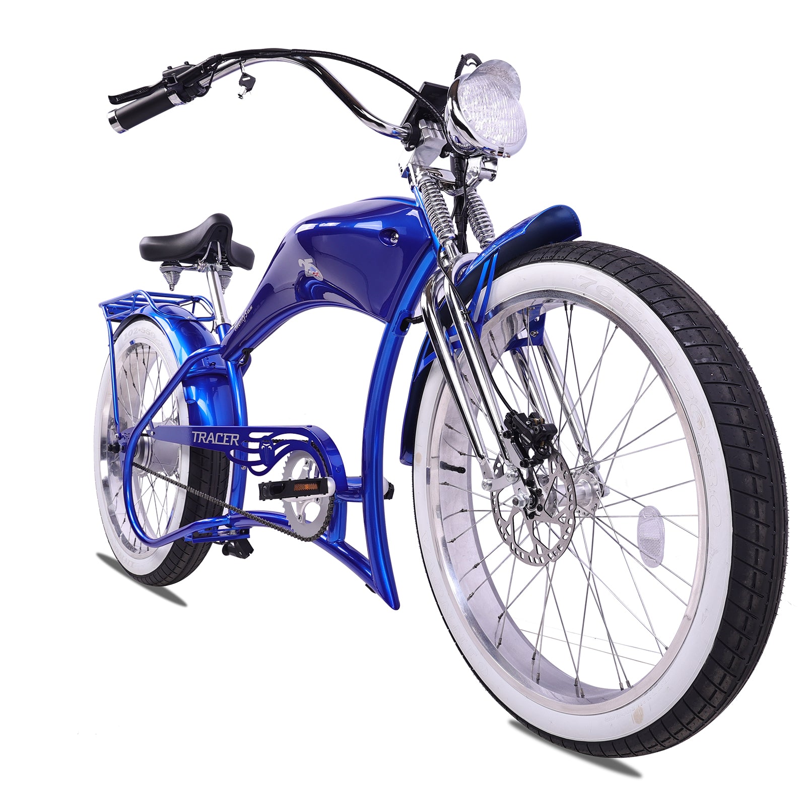 Tracer Twenty5 800w Stretch Cruiser Electric Bicycle - Chico USA, Inc.
