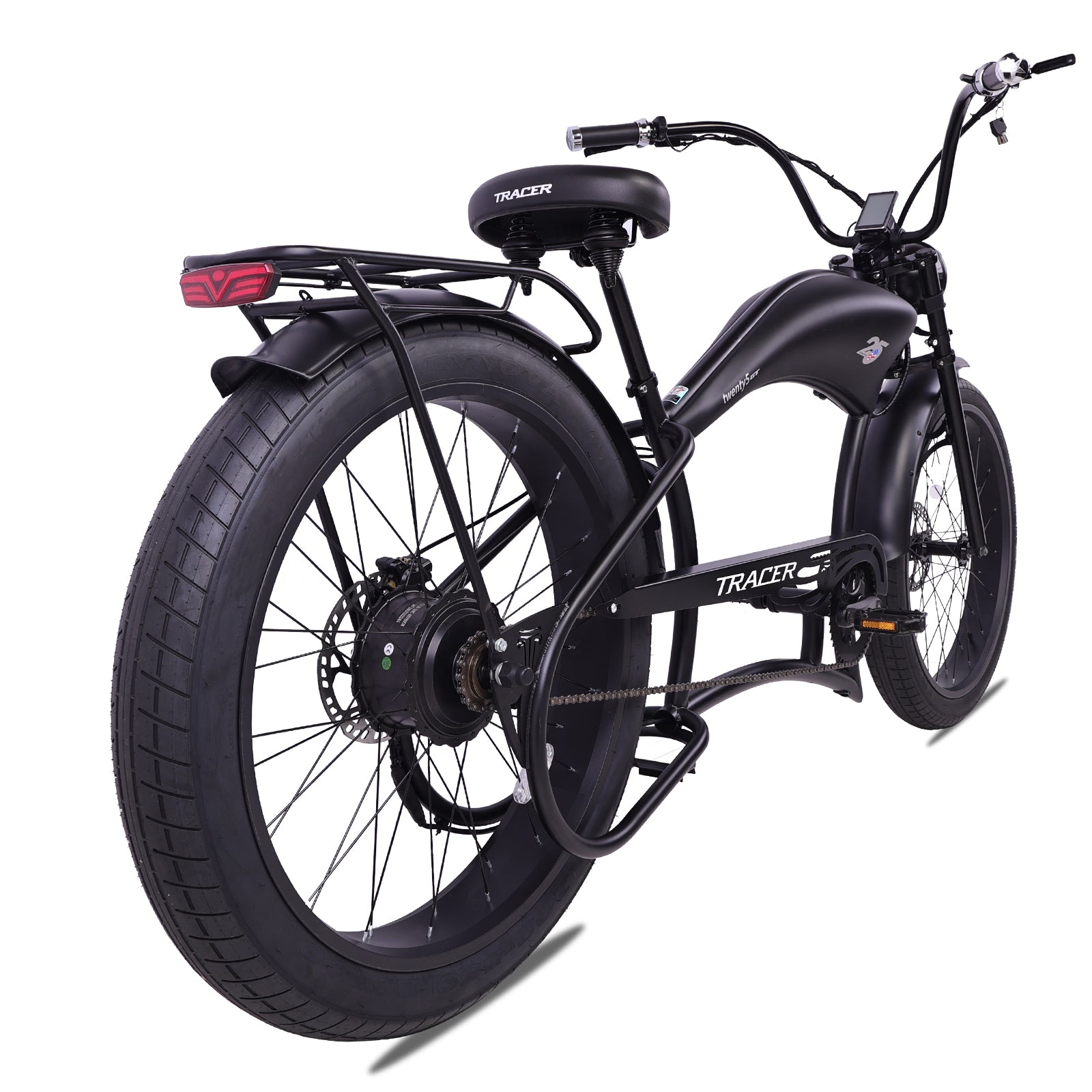 Tracer Twenty5 800w Stretch Cruiser Electric Bicycle - Chico USA, Inc.