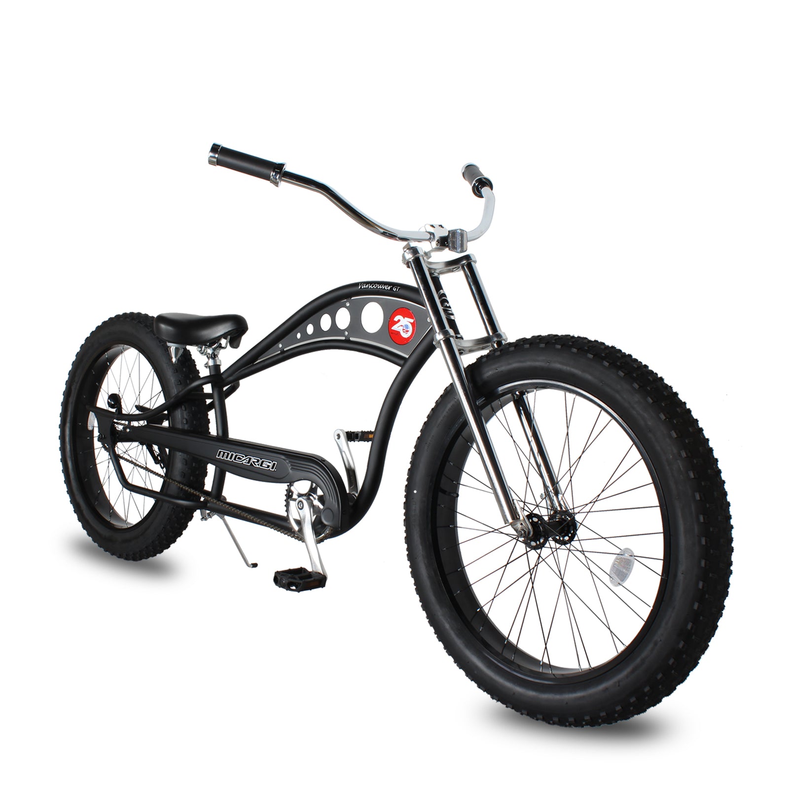 Micargi Vancouver 26" Stretch Cruiser – Retro Beach Cruiser Bicycle