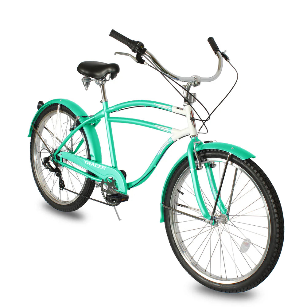 Tracer Bikes | Tracer Napa Cruiser Bike 7-Speed with Comfort Saddle and Steel Fenders | Chico USA, Inc.
