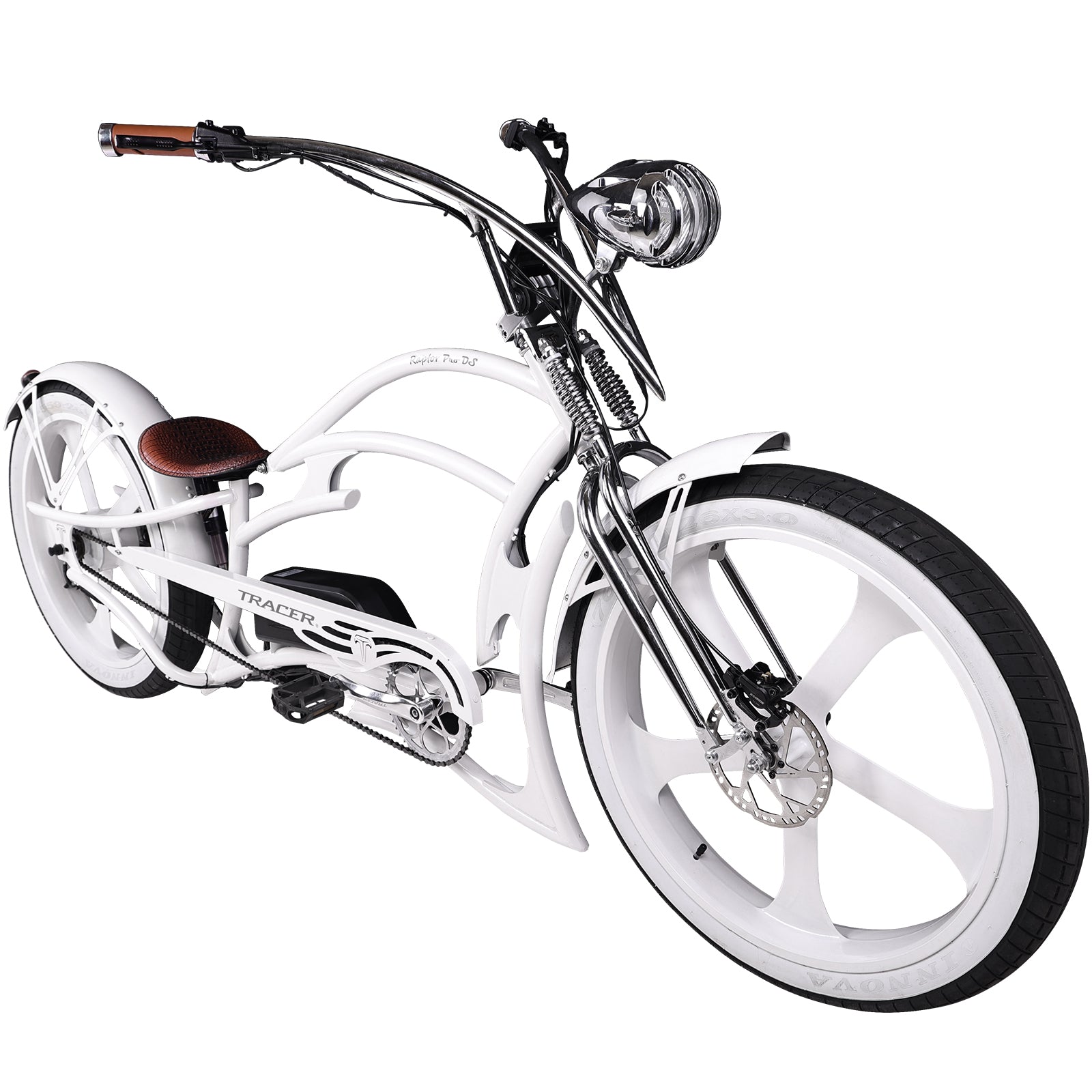 Raptor Pro DS 800W Stretch Cruiser Ebike - Chico USA, Inc.