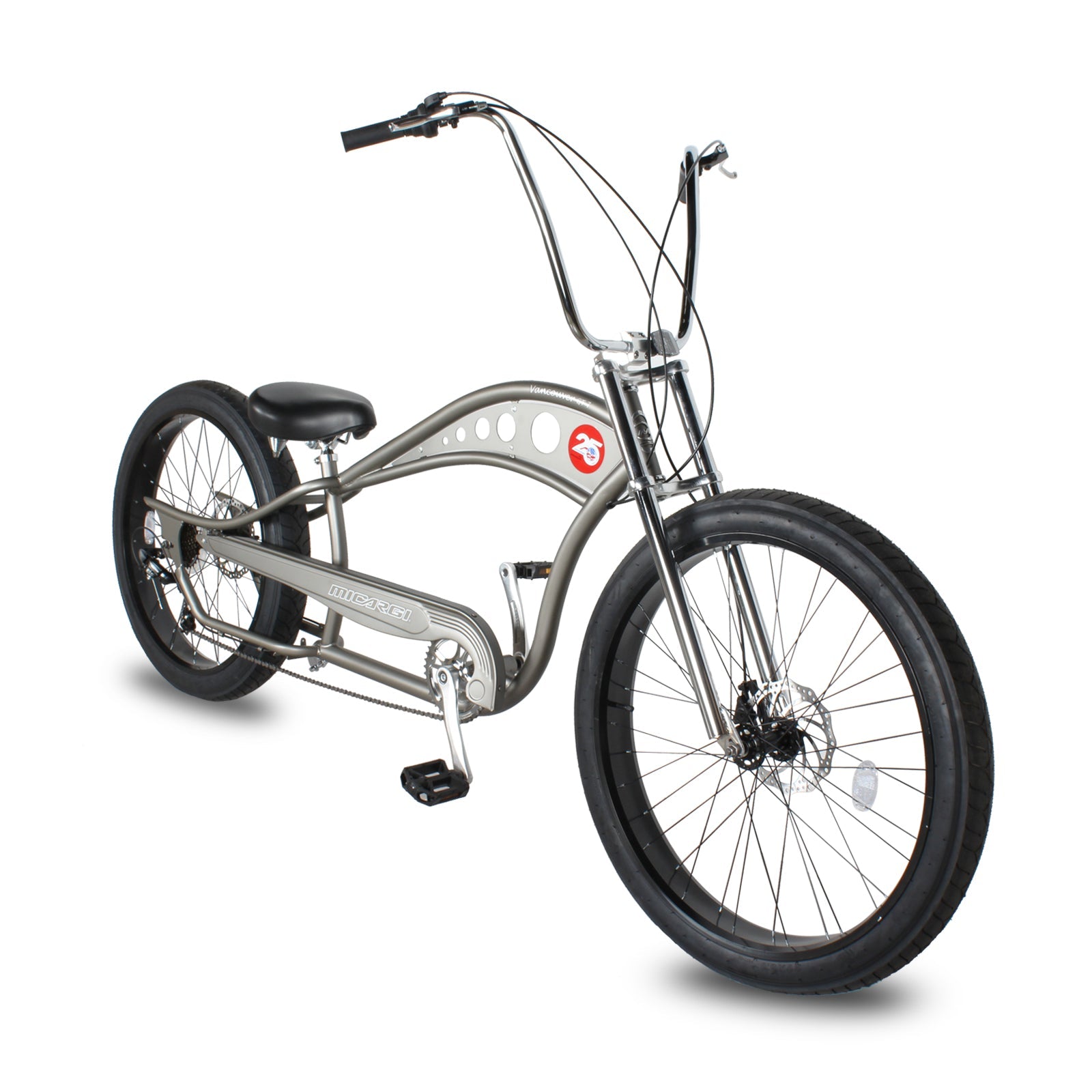 Tracer Bikes | Micargi Vancouver 26" Chopper Cruiser Bike | Chico USA, Inc.