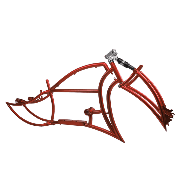 TRACER Signature Pro 26'' Chopper Cruiser Electric Bike Frame, Accepts 26"x 3.0, 4.0 Fat Tires - Chico USA, Inc.