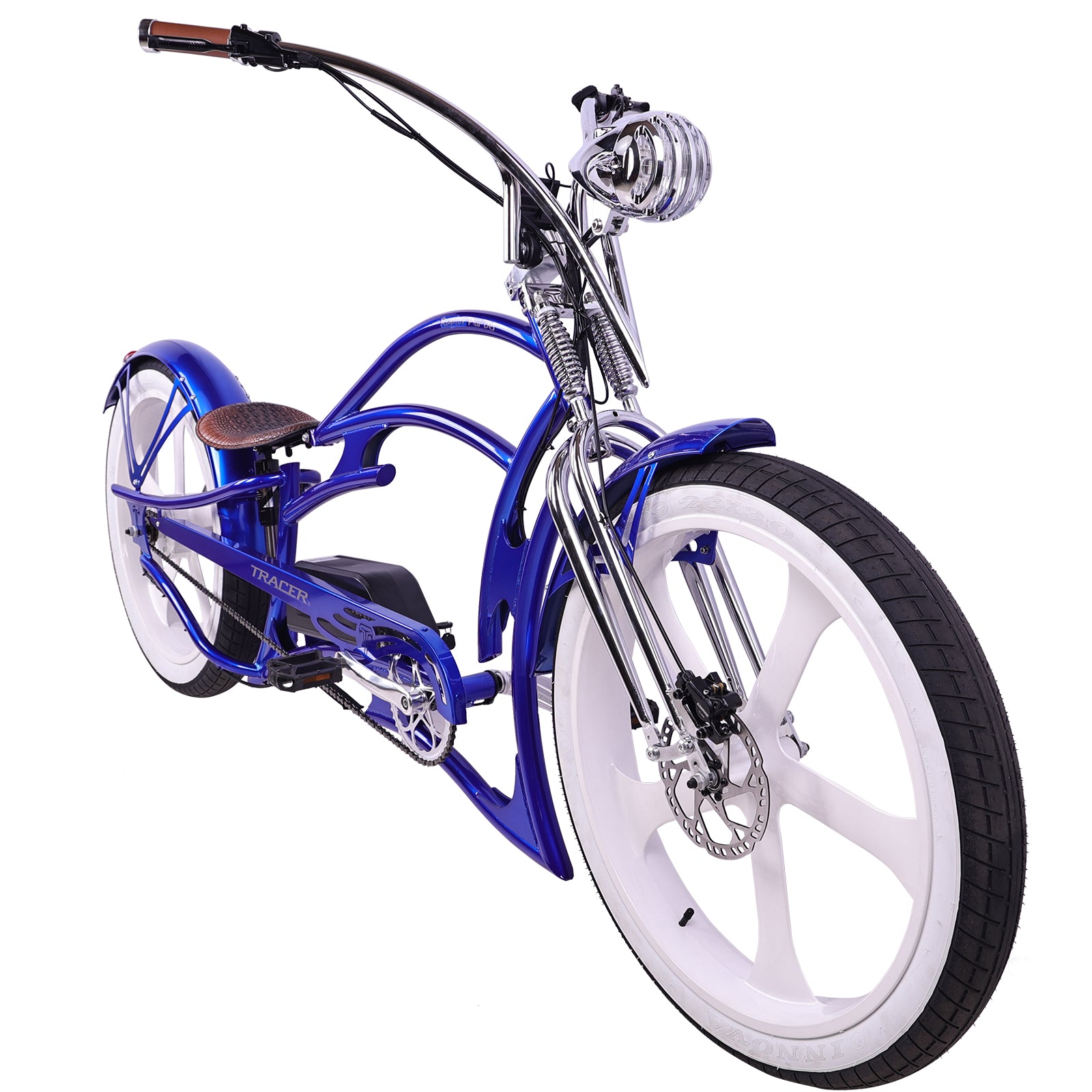 Raptor Pro DS 800W Stretch Cruiser Ebike - Chico USA, Inc.