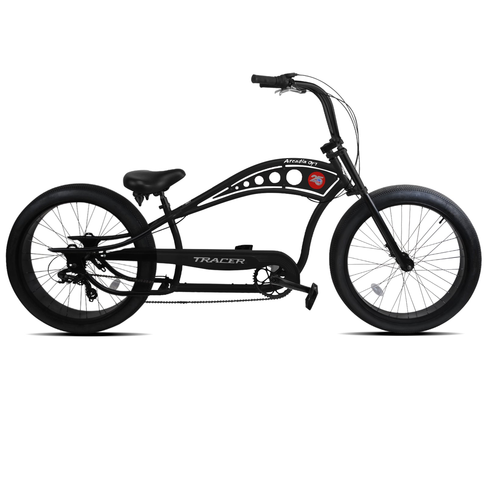 Tracer Arcadia GT7 26" Stretch Cruiser Bike with Shimano 7-Speed - Chico USA, Inc.
