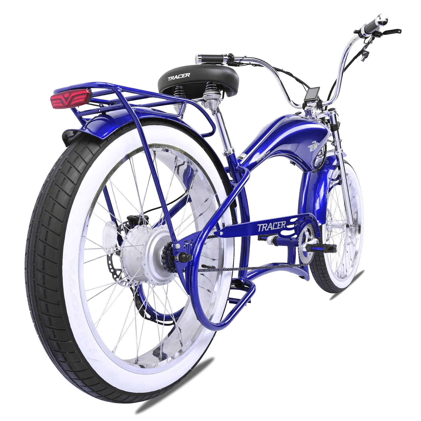 Tracer Twenty5 800w Stretch Cruiser Electric Bicycle - Chico USA, Inc.
