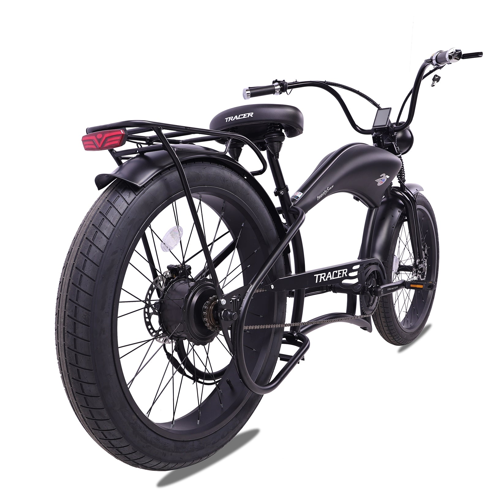 Tracer Twenty5 800w Stretch Cruiser Electric Bicycle - Chico USA, Inc.