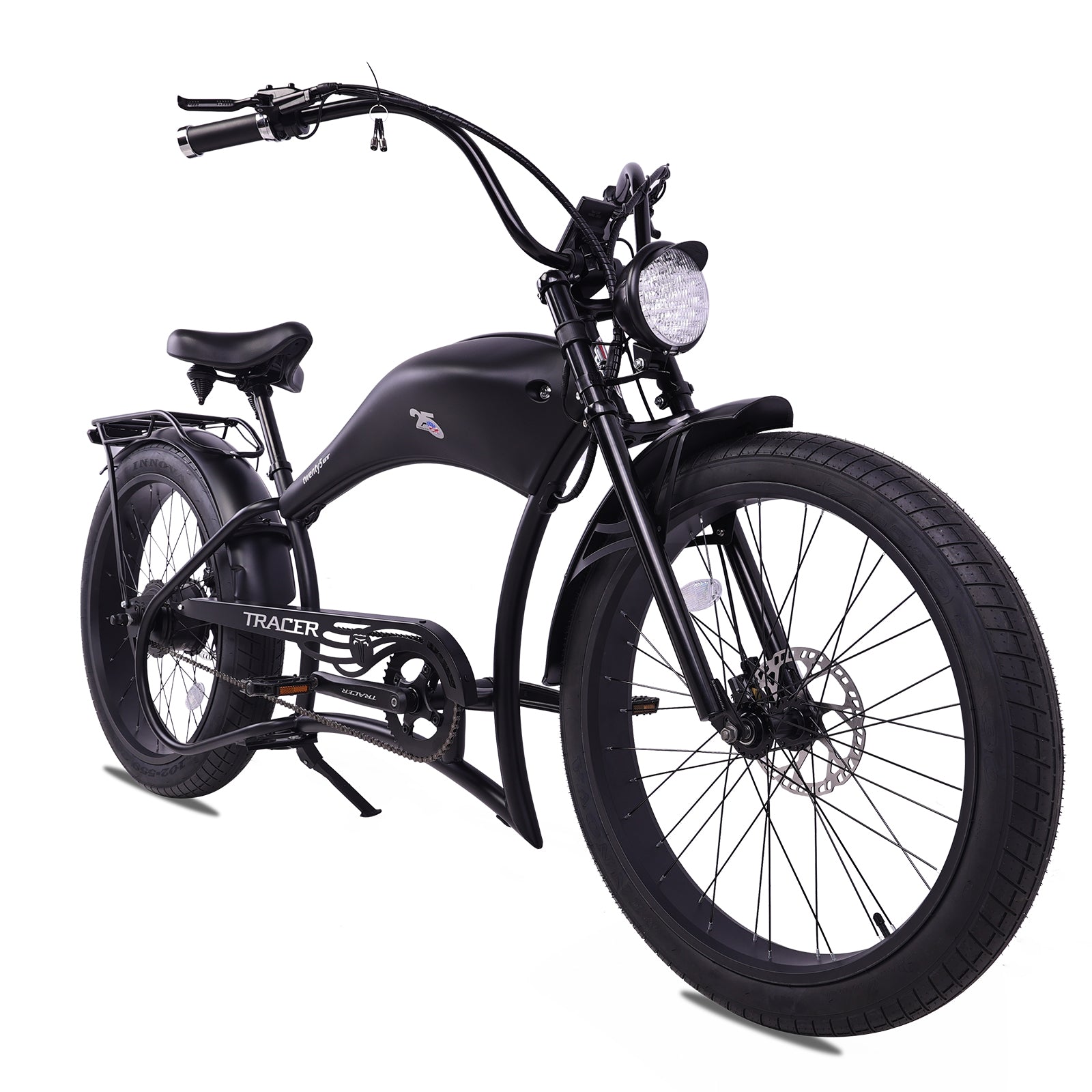 Tracer Twenty5 800w Stretch Cruiser Electric Bicycle - Chico USA, Inc.