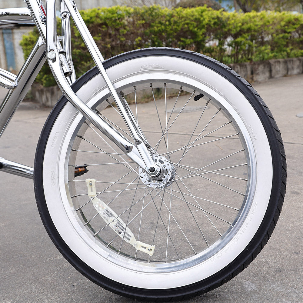 Tracer Master 20 Chrome Stretch Cruisre Bike - Chico USA, Inc.