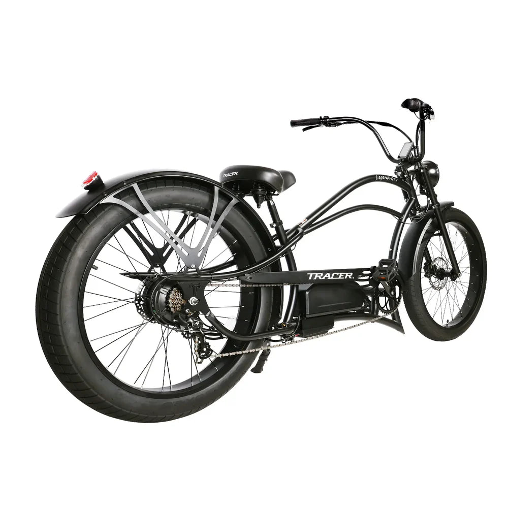 Tracer Bikes | Legend GT7 1000W Electric Cruiser Bike – 1000W Motor, Fat Tires, 80 Miles Range, Chopper Style | Chico USA, Inc.