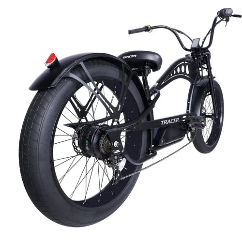 Tracer Bikes | Chico GT7 750W Stretch Cruiser E-Bike – Fat Tires, 80 Mile Range, Retro Chopper Style | Chico USA, Inc.