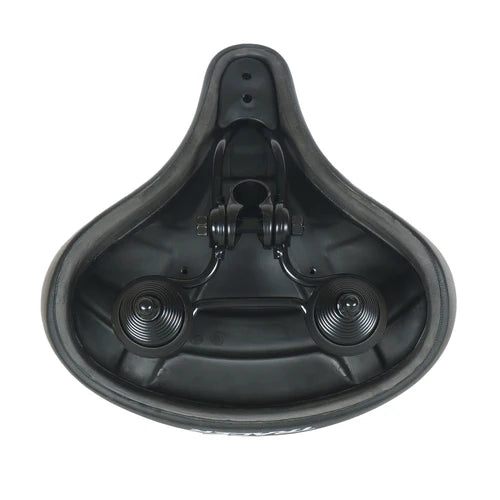Tracer Bikes | Tracer SD-KS-9086BK Cruiser Saddle with Coil Spring Base, Leather Black |  Chico USA, Inc.