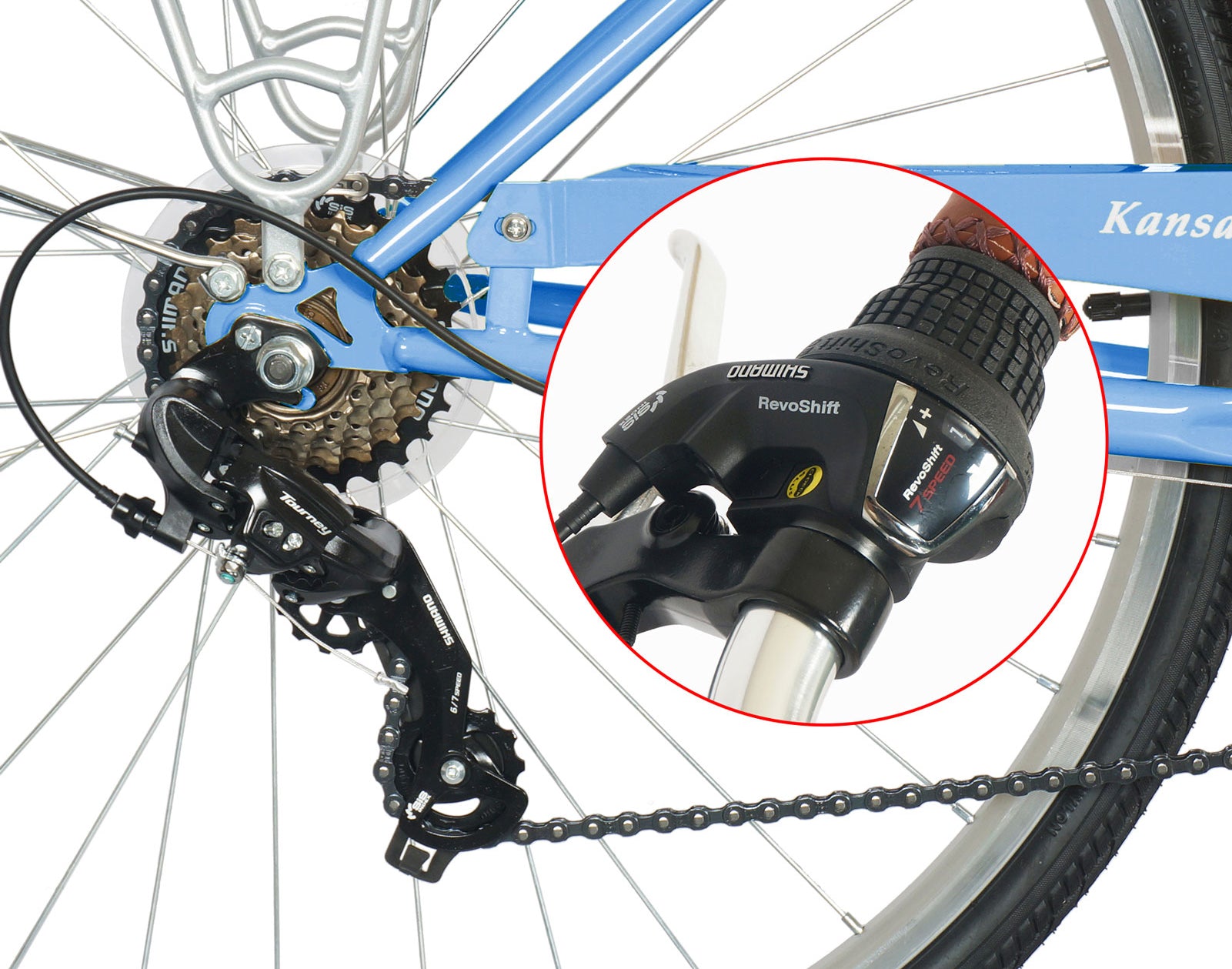 Micargi Kansas 7-Speed Vintage City Cruiser Bike with Shimano Gears - Chico USA, Inc.