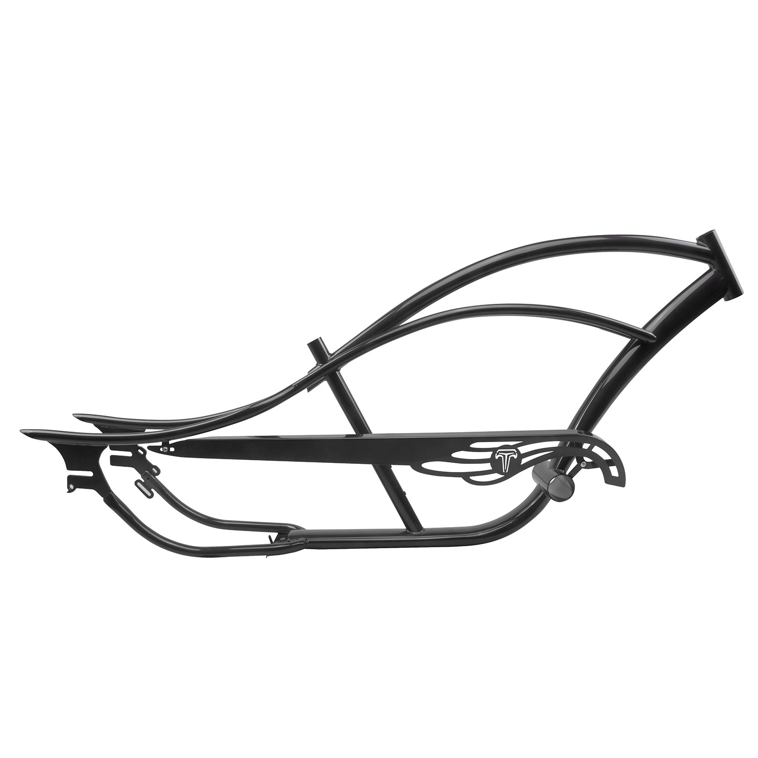 Tracer Bikes | FM-BRONCO Bronco Chopper Stretch Cruiser Bike Frame, 26" Coaster Brake/7 Speed |  Chico USA, Inc.