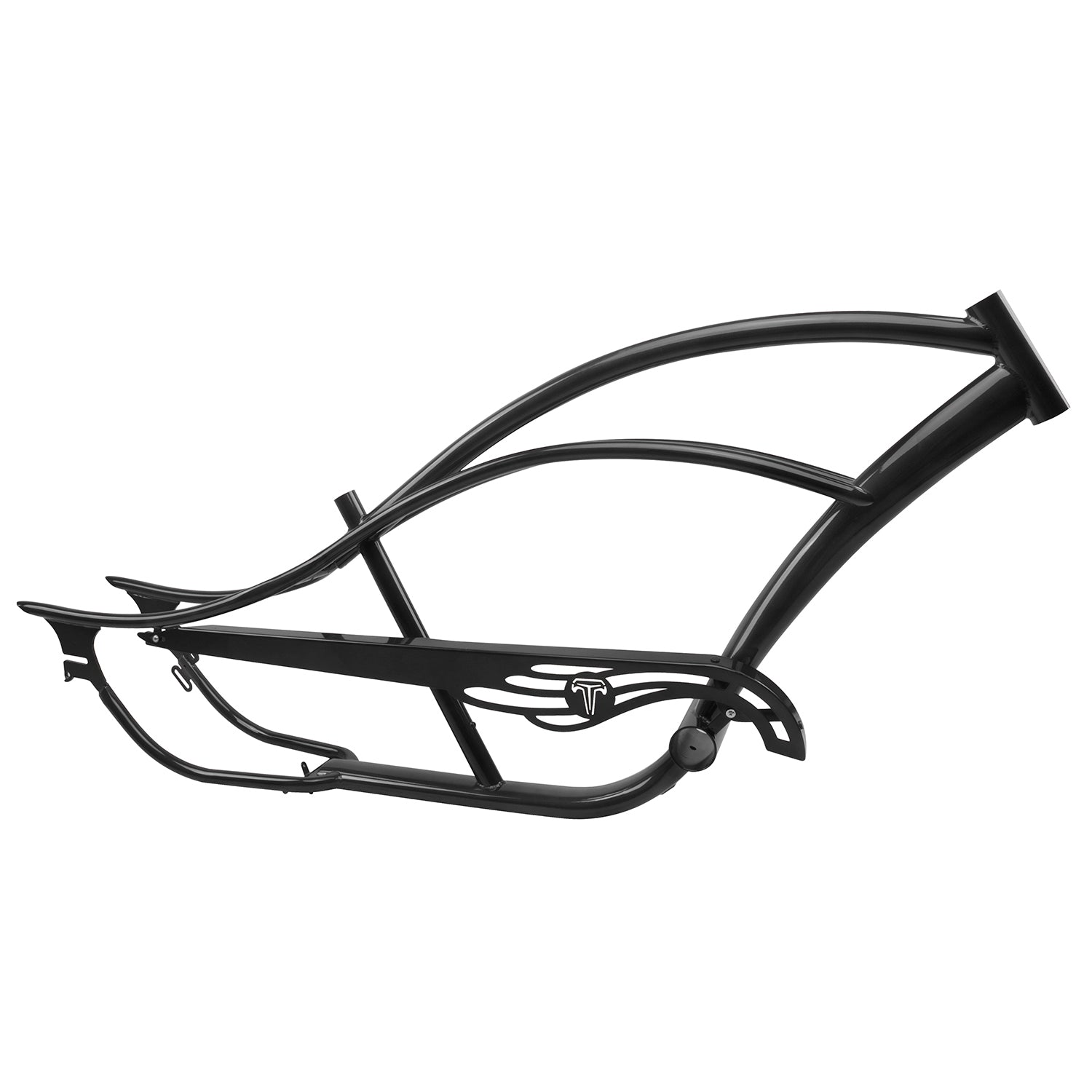 Tracer Bikes | FM-BRONCO Bronco Chopper Stretch Cruiser Bike Frame, 26" Coaster Brake/7 Speed |  Chico USA, Inc.