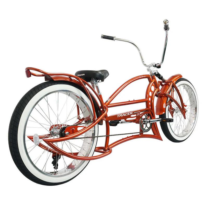 Tracer Bikes | Kraken Pro 26" Stretch Chopper Cruiser Bike Single Speed | Chico USA, Inc.