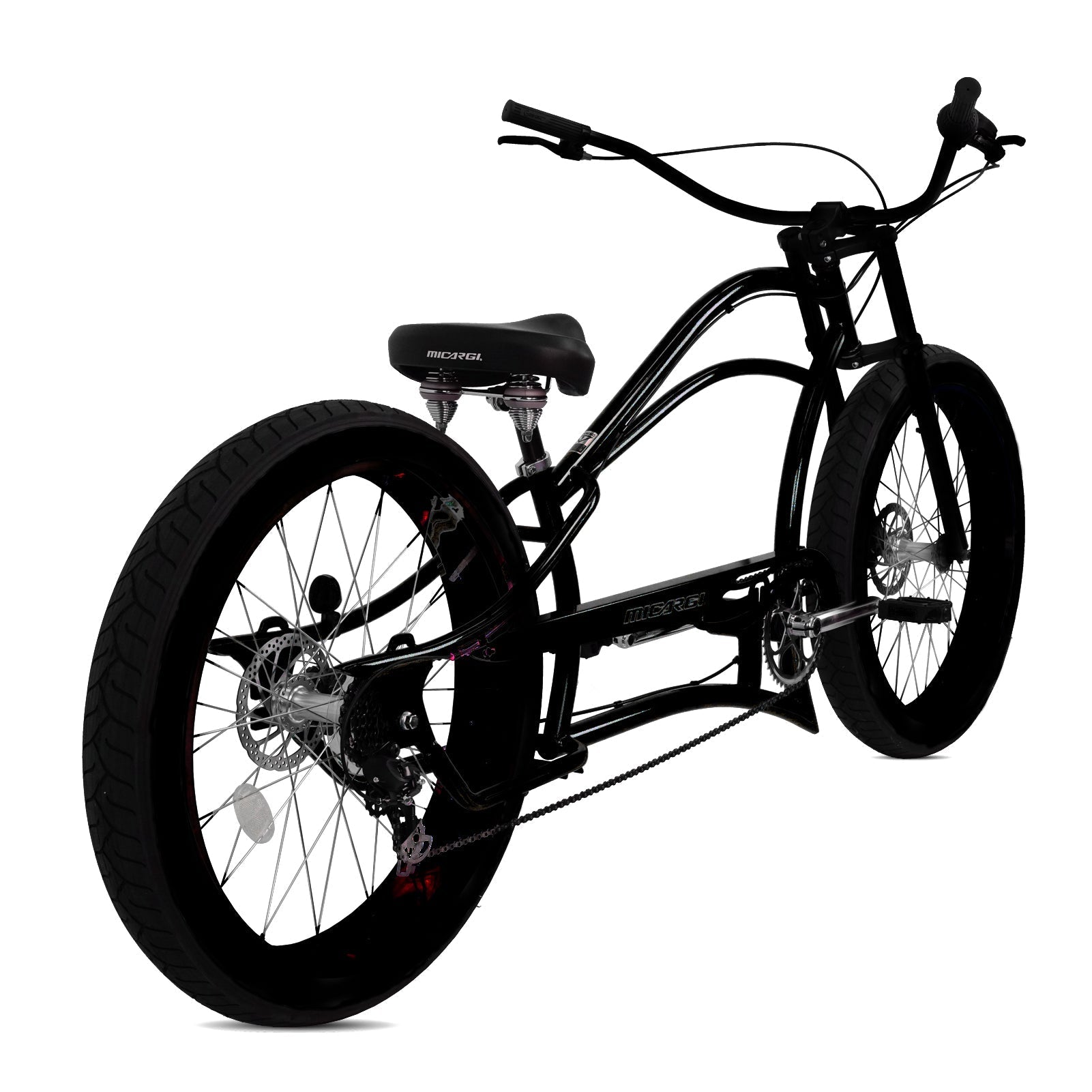 Tracer Bikes | Micargi Boston 7 Stretch Beach Cruiser Bike, 7-Speed, 26" Steel Frame | Chico USA, Inc.