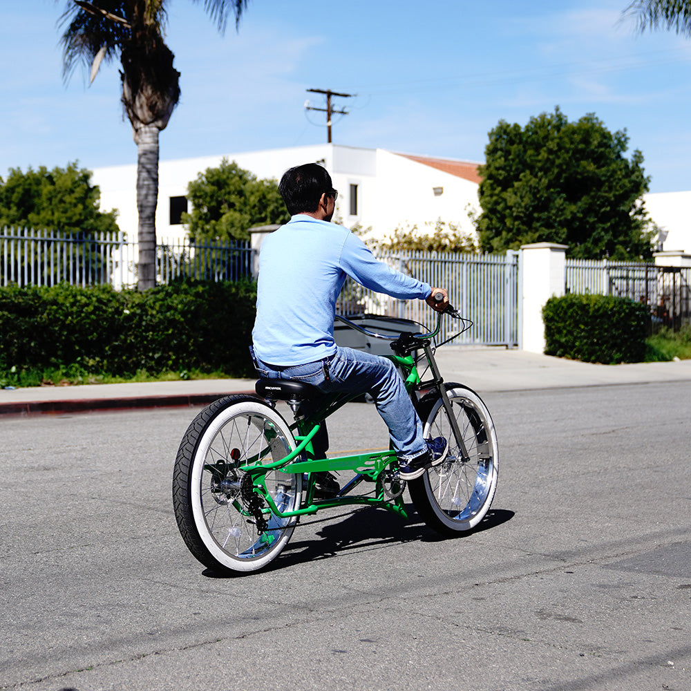 Tracer Bikes | Micargi Boston 7 Stretch Beach Cruiser Bike, 7-Speed, 26" Steel Frame | Chico USA, Inc.