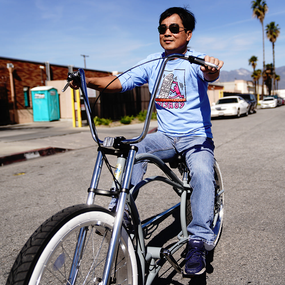 Tracer Bikes | Micargi Boston GT7 Stretch Cruiser Bicycle, 7-Speed, 26" Chopper Frame | Chico USA, Inc.