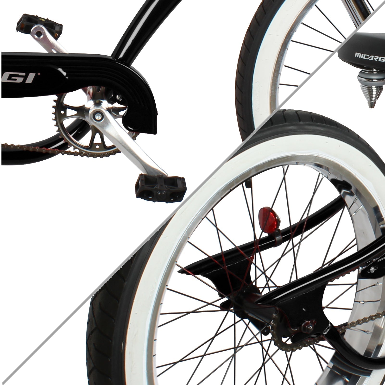 Tracer Bikes | Micargi Bronco 3.0 26" Cruise Beach Bike, Single-Speed, Hi-Ten Steel Frame | Chico USA, Inc.