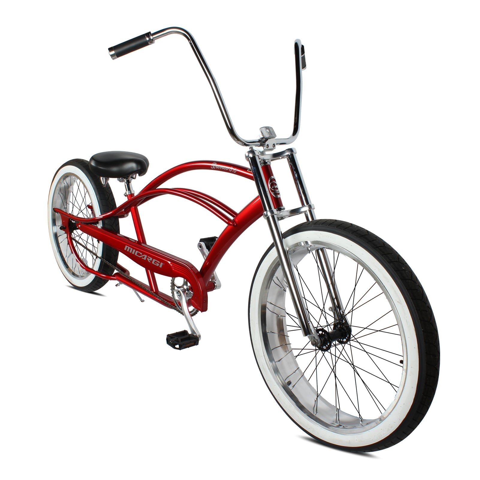 Tracer Bikes | Micargi Bronco 3.0 26" Cruise Beach Bike, Single-Speed, Hi-Ten Steel Frame | Chico USA, Inc.