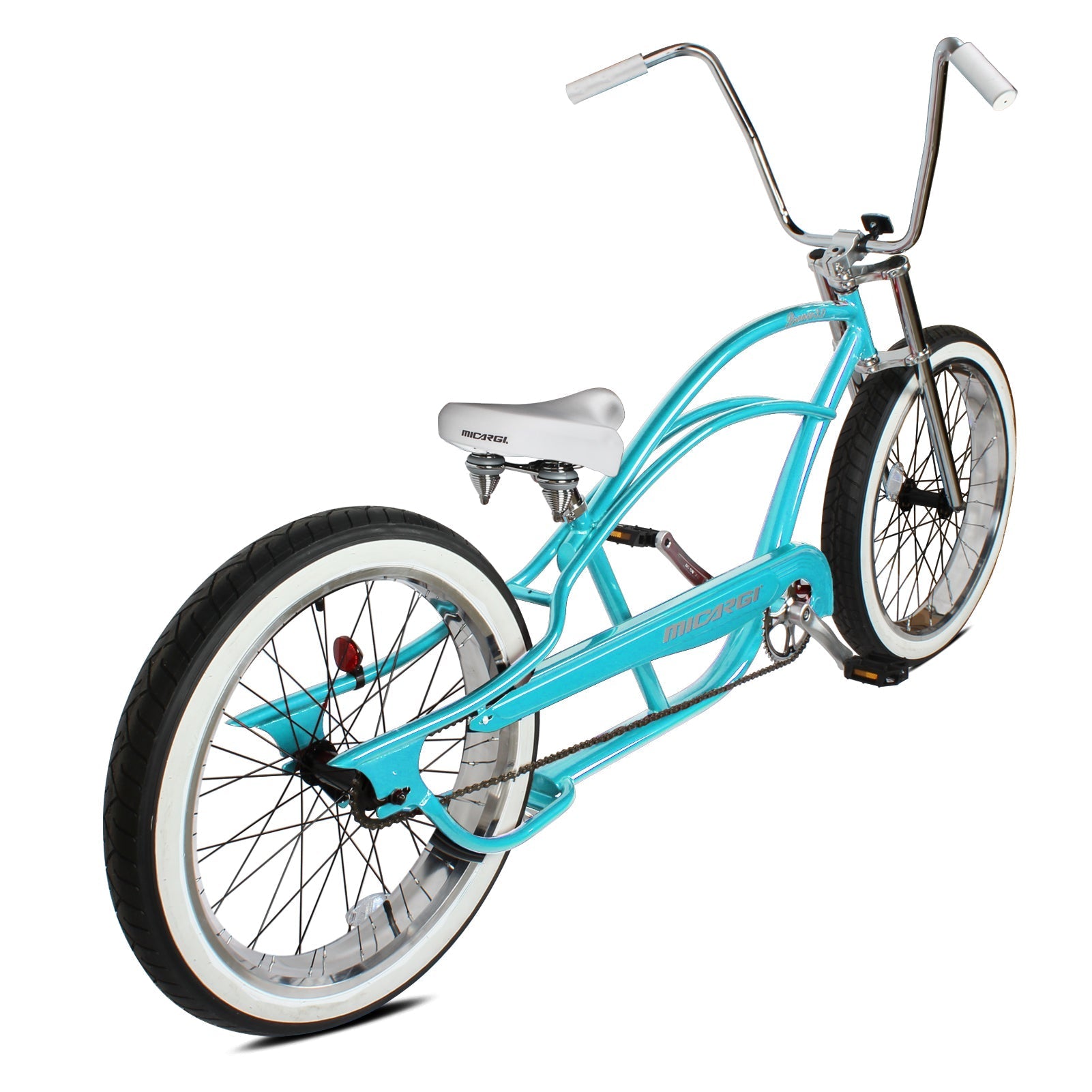 Tracer Bikes | Micargi Bronco 3.0 29'' Stretch Beach Cruiser Bike, Single Speed, Hi-Ten Steel Frame | Chico USA, Inc.