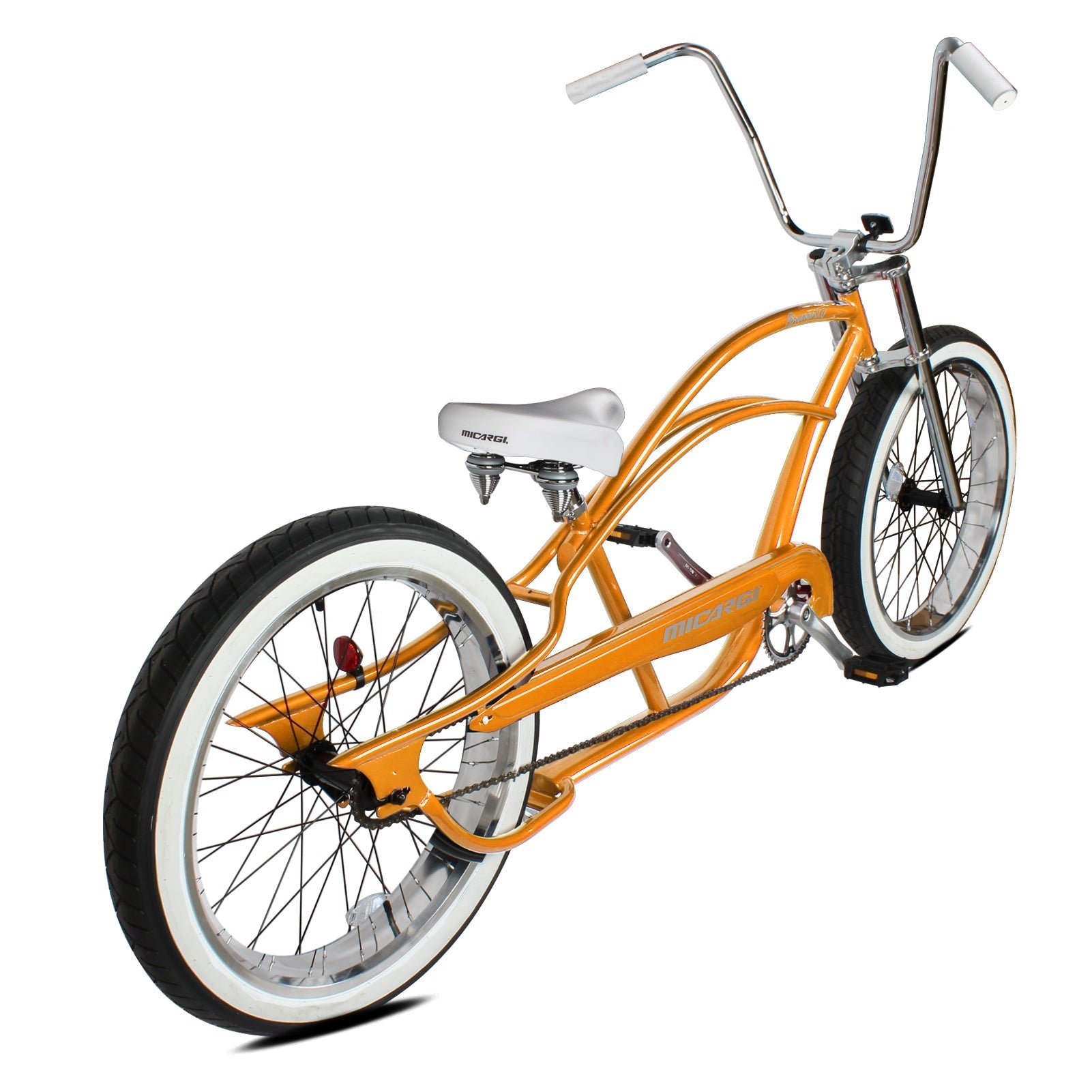 Tracer Bikes | Micargi Bronco 3.0 29'' Stretch Beach Cruiser Bike, Single Speed, Hi-Ten Steel Frame | Chico USA, Inc.