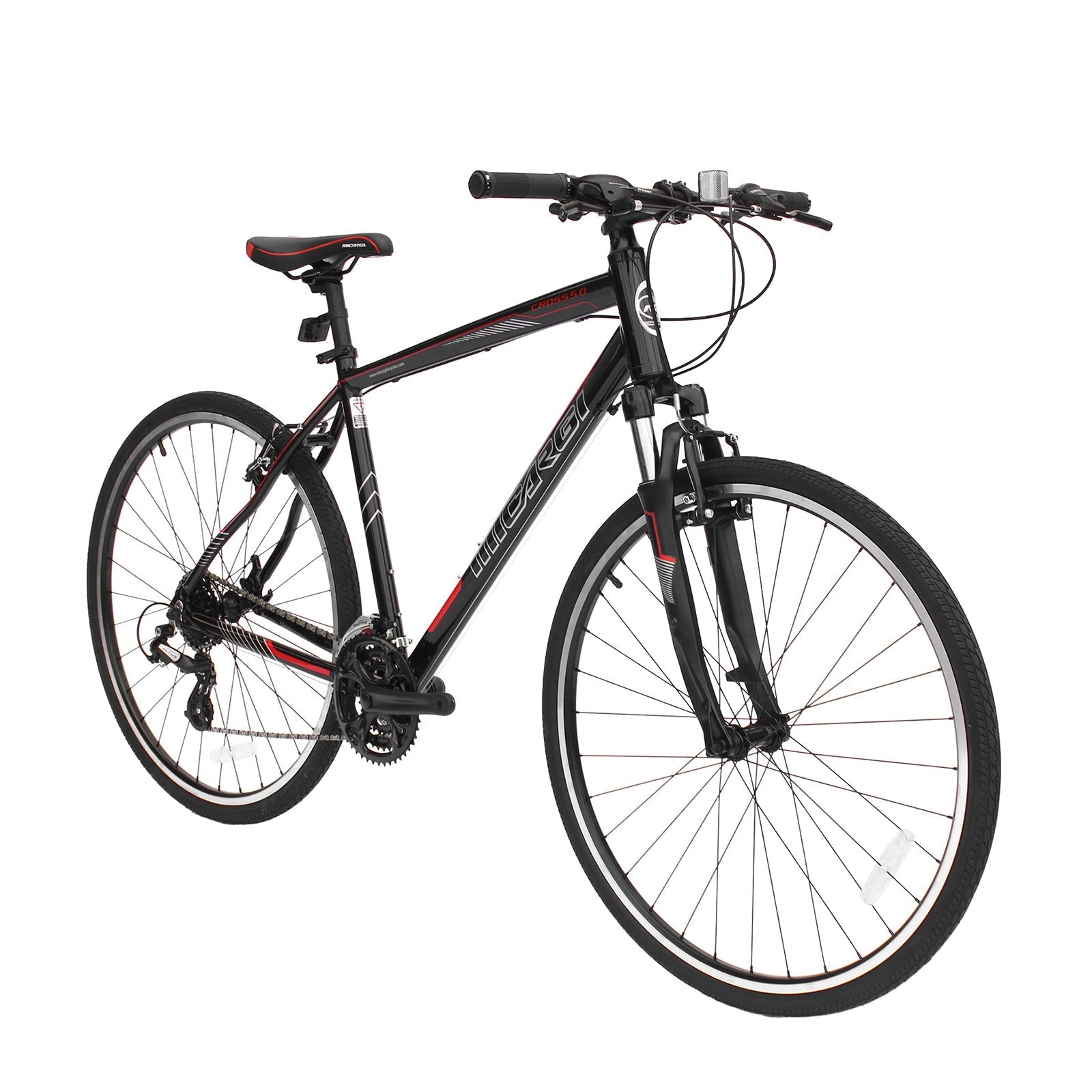 Tracer Bikes | Micargi Cross 5.0 700c Hybrid Road Bike, 24-Speed, Aluminum Frame |  Chico USA, Inc.