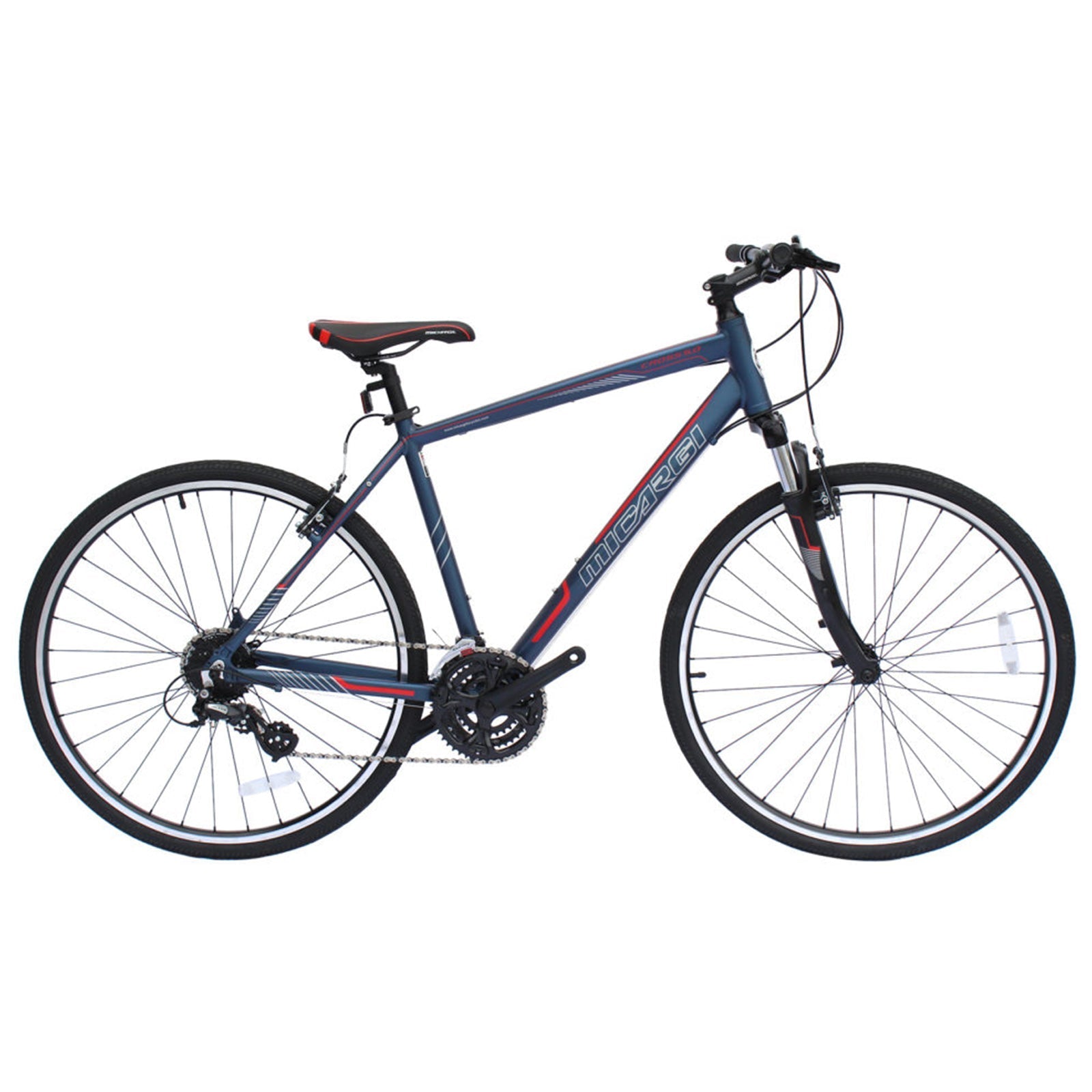 Tracer Bikes | Micargi Cross 5.0 700c Hybrid Road Bike, 24-Speed, Aluminum Frame |  Chico USA, Inc.