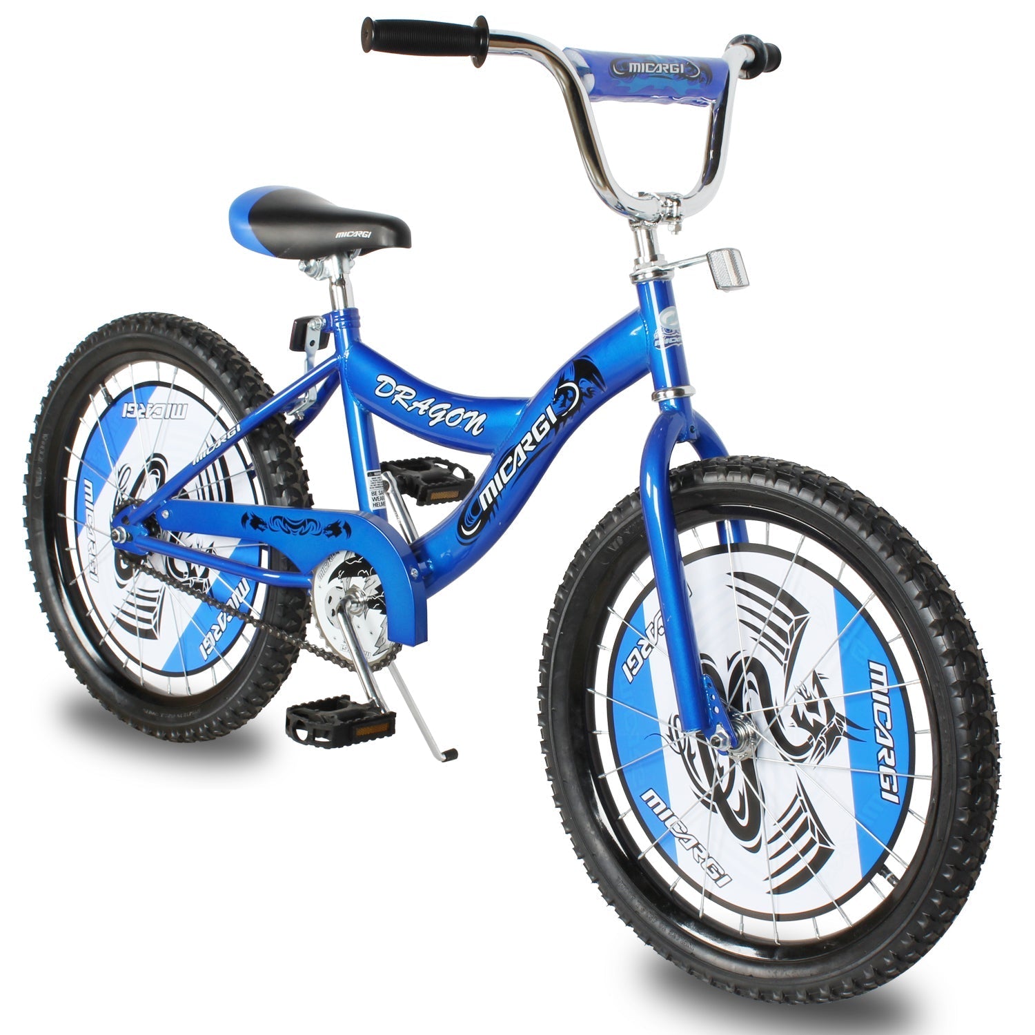 Tracer Bikes | Micargi Dragon 20" Kids Bike, Single Speed, BMX Style, Hi-Ten Steel Frame |  Chico USA, Inc.