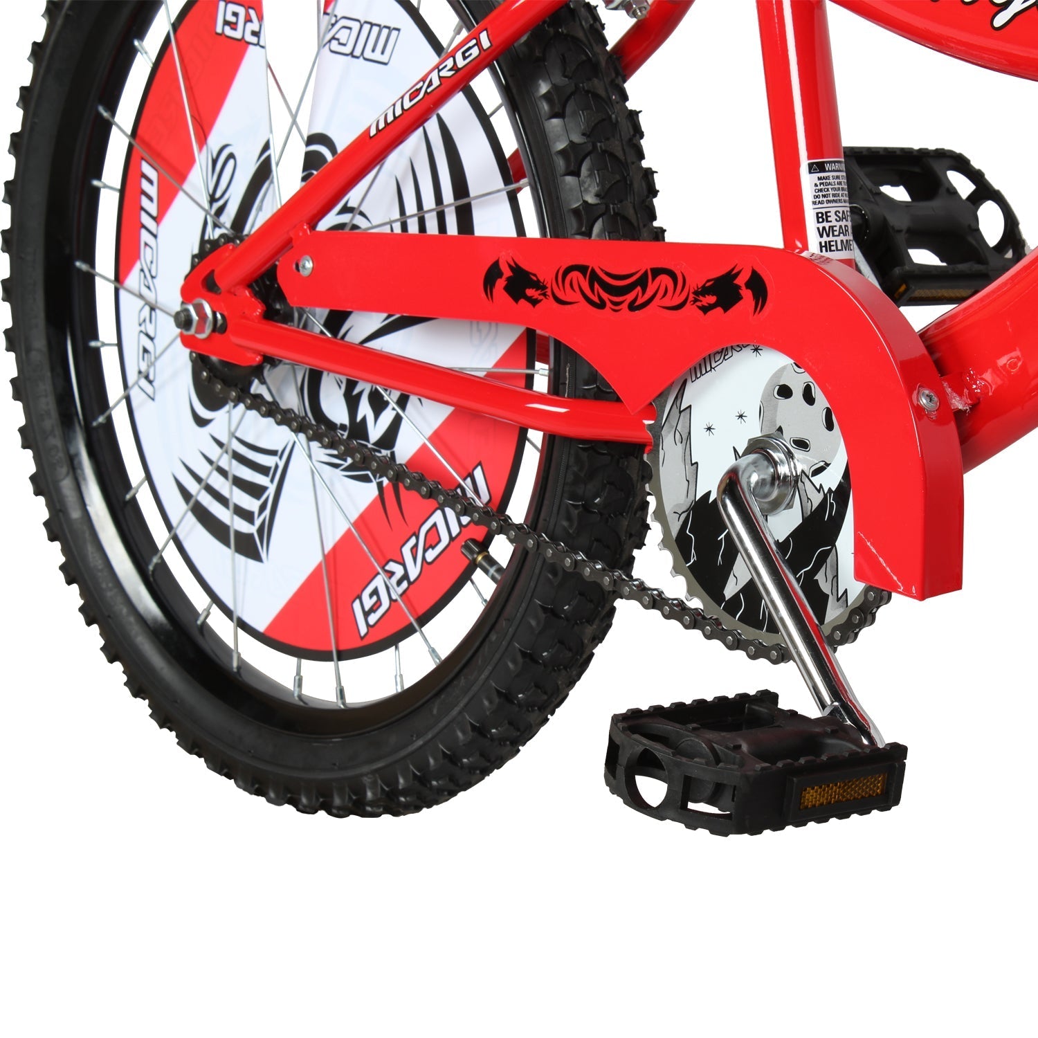 Tracer Bikes | Micargi Dragon 20" Kids Bike, Single Speed, BMX Style, Hi-Ten Steel Frame |  Chico USA, Inc.