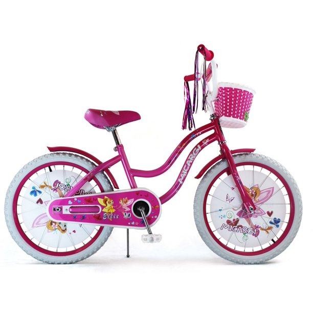 Tracer Bikes | Micargi Ellie Kids Bike, Boys and Girls Freestyle Bicycle, 16" with Training Wheels, 20" with Kickstand |  Chico USA, Inc.