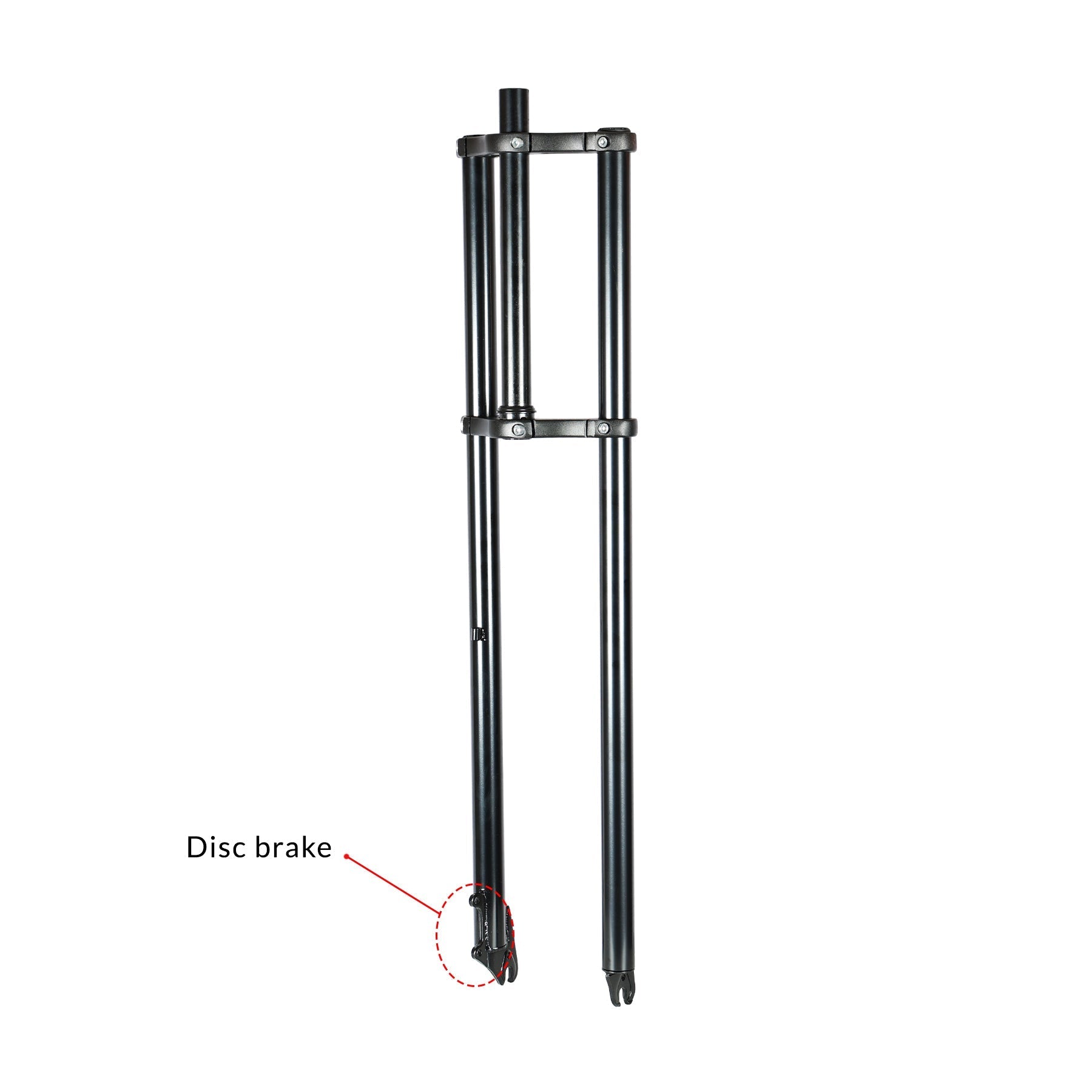 Tracer Bikes | Micargi FK-TP80305135D8 Triple Tree Fork for 4.0 Tire with Disc Brake Compatibility |  Chico USA, Inc.