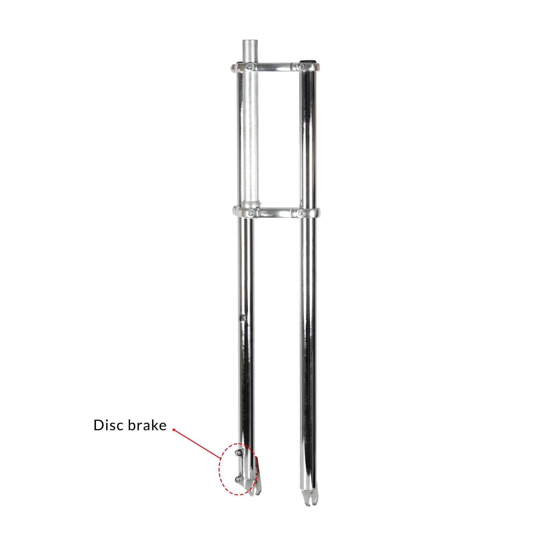 Tracer Bikes | Micargi FK-TP80305135D8 Triple Tree Fork for 4.0 Tire with Disc Brake Compatibility |  Chico USA, Inc.