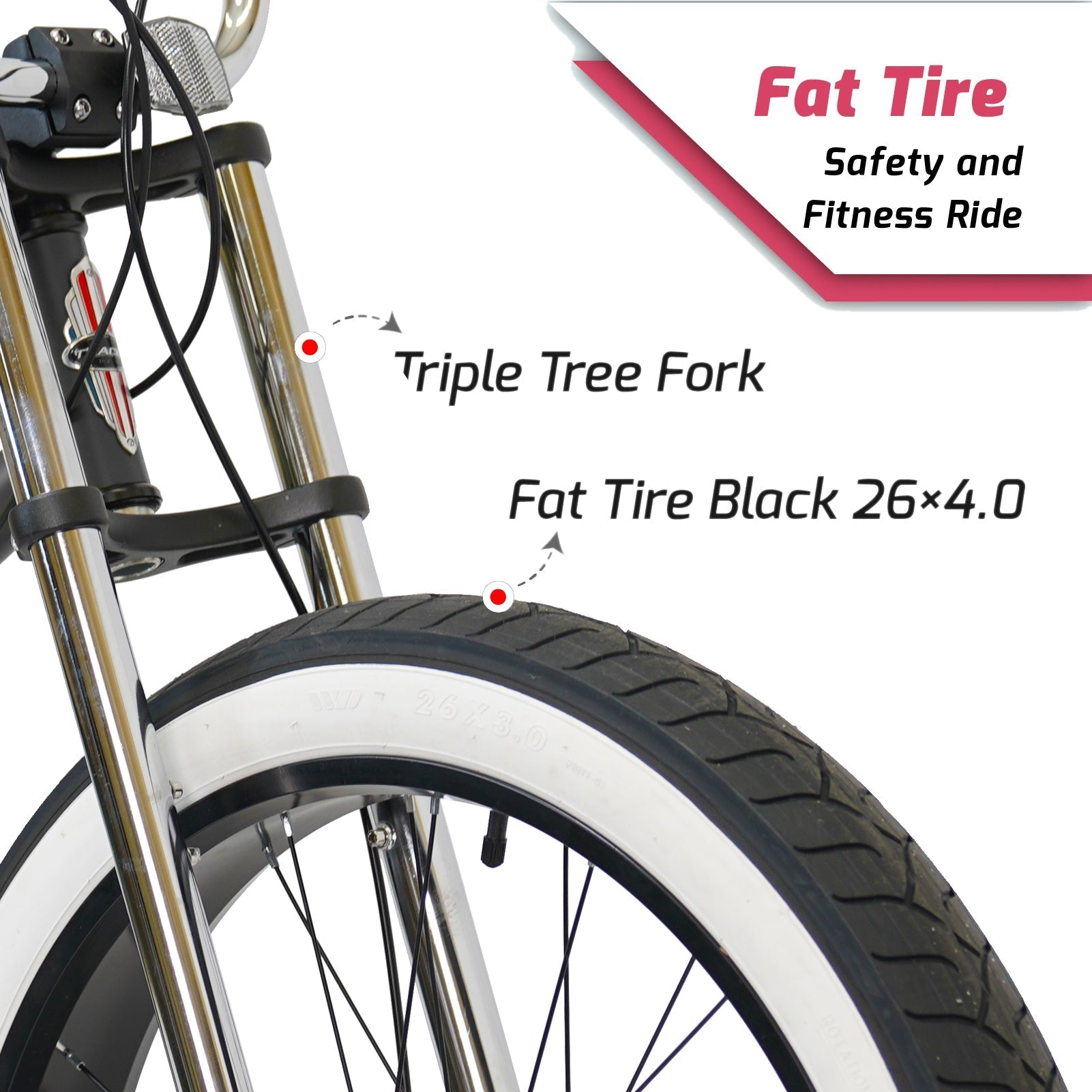 Tracer Bikes | Micargi Largo GT7 26" Beach Cruiser Bike, 7-Speed |  Chico USA, Inc.