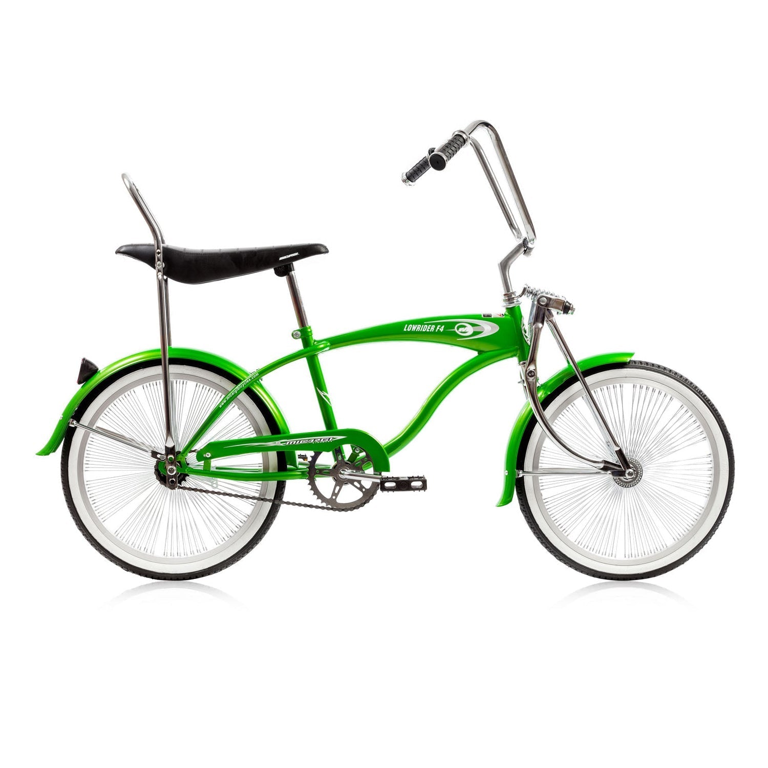 Tracer Bikes | Micargi Lowrider F4 20" Hi-Ten Steel Coaster Brake Single-Speed Bike |  Chico USA, Inc.