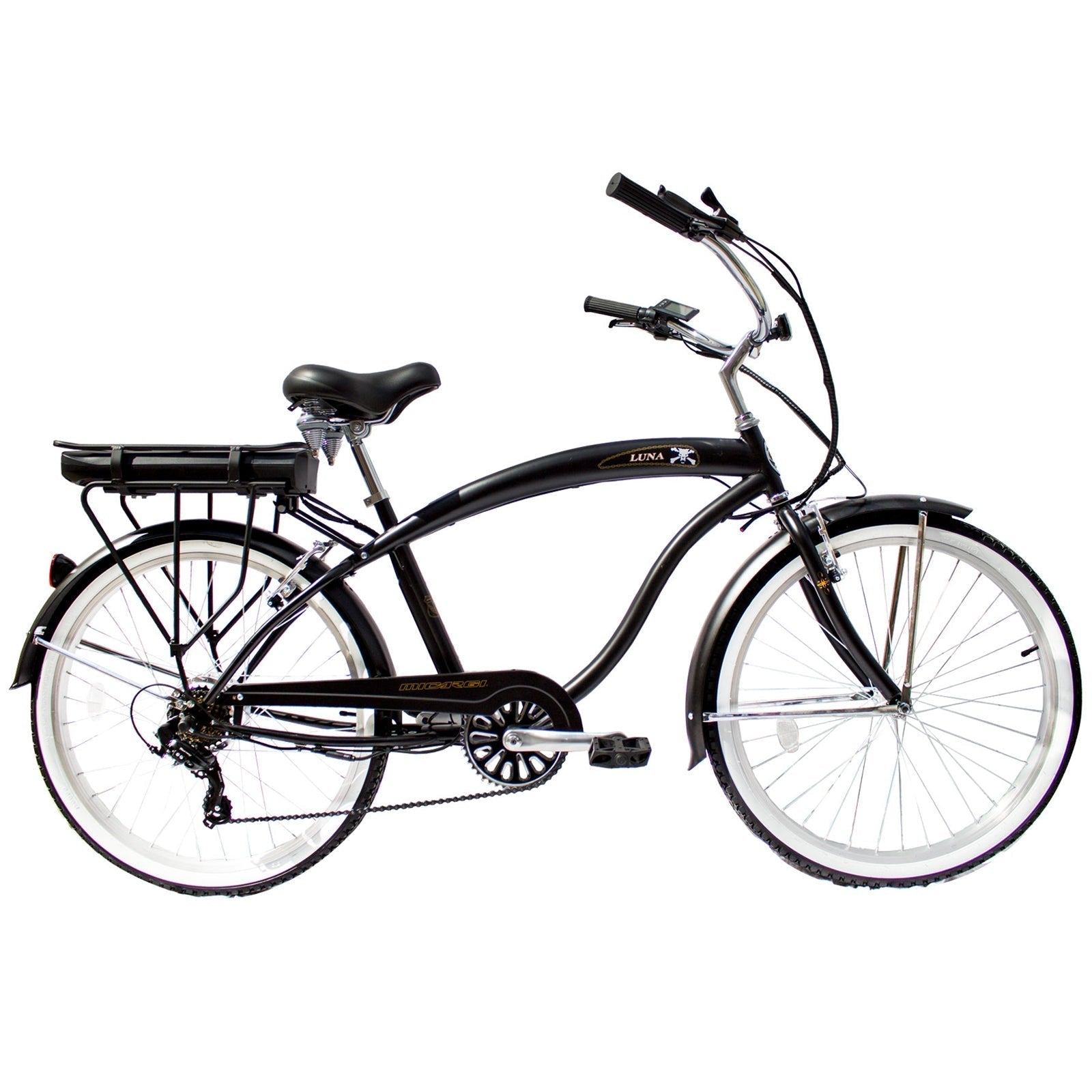 Tracer Bikes | Micargi Luna 26" Cruiser Electric Bike |  Chico USA, Inc.