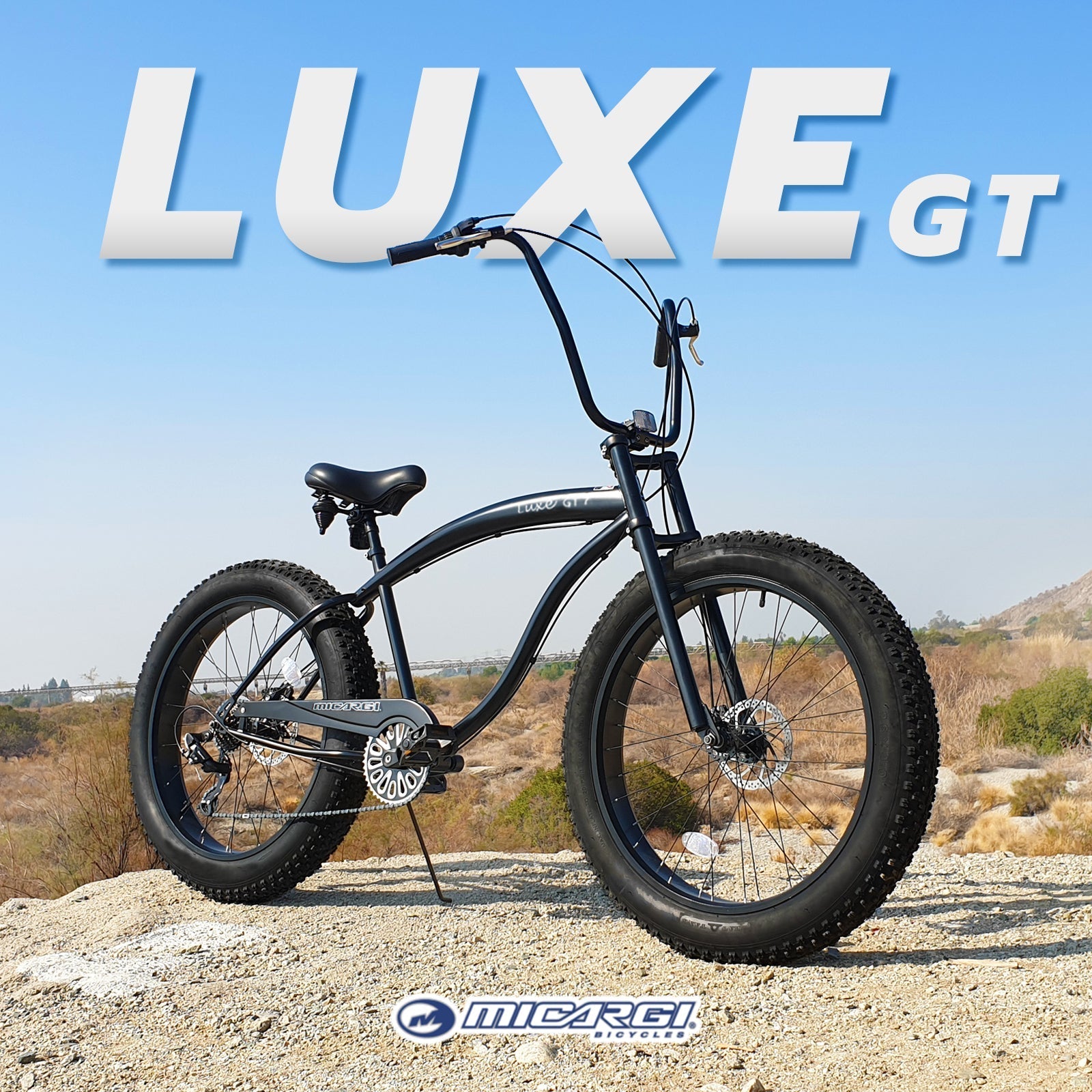 Tracer Bikes | Micargi Luxe GT 26" Beach Cruiser Bike, 7-Speed |  Chico USA, Inc.