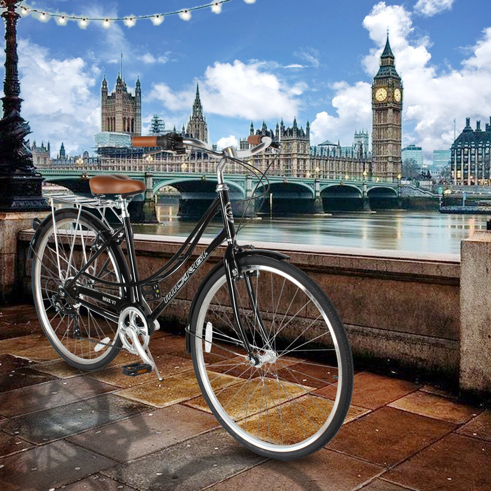 Tracer Bikes | Micargi MIXE V7 700C Women's 7-Speed City Bike with Sleek Design and V-Brakes |  Chico USA, Inc.