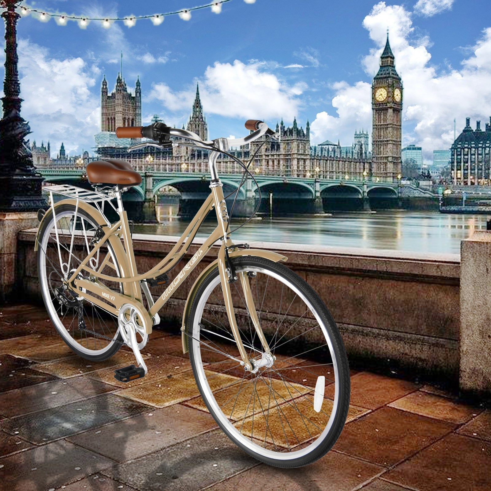 Tracer Bikes | Micargi MIXE V7 700C Women's 7-Speed City Bike with Sleek Design and V-Brakes |  Chico USA, Inc.