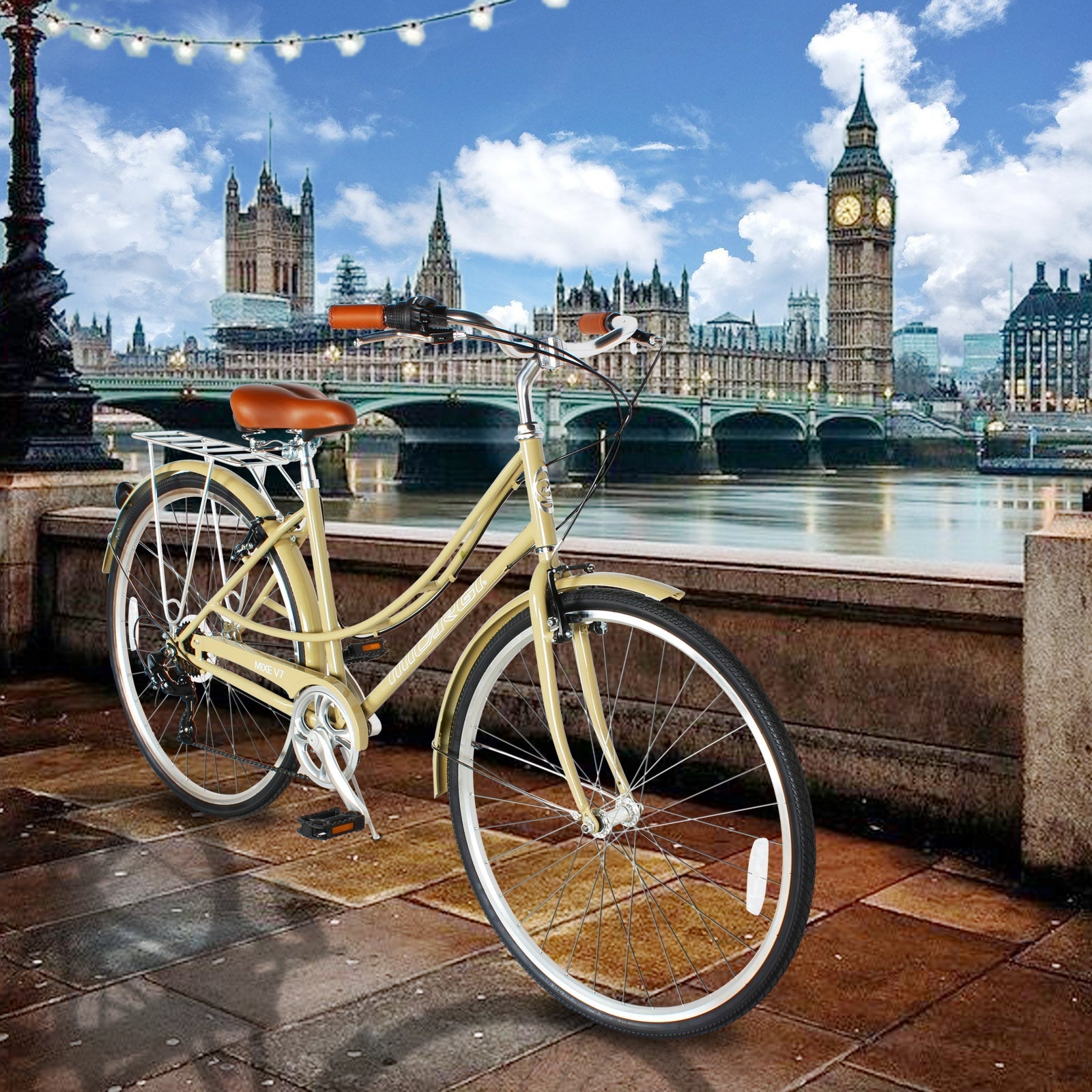 Tracer Bikes | Micargi MIXE V7 700C Women's 7-Speed City Bike with Sleek Design and V-Brakes |  Chico USA, Inc.